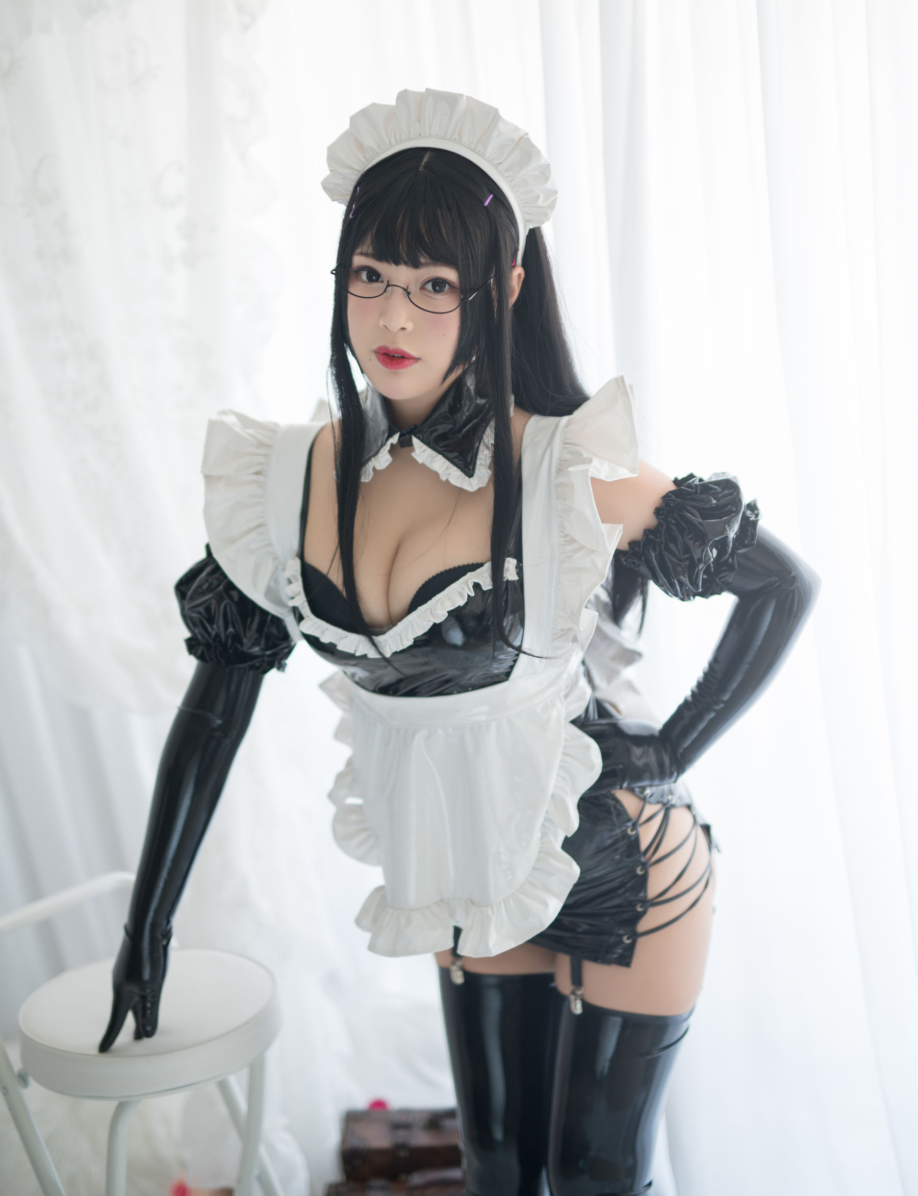 图片[1] - 白烨- 傲娇黑胶女仆 [63P] - 机器猫次元 - 机器猫次元