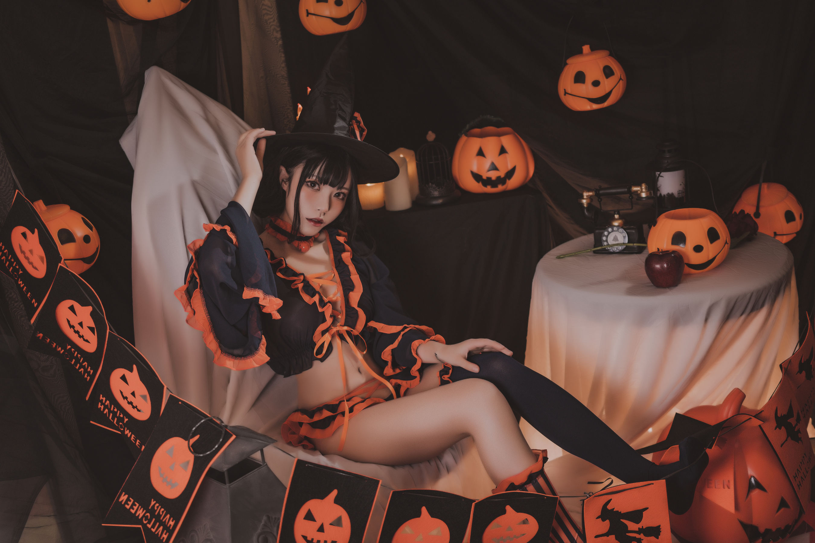 图片[4] - 白易子教主 - 万圣节魔女 [10P] - 机器猫次元 - 机器猫次元