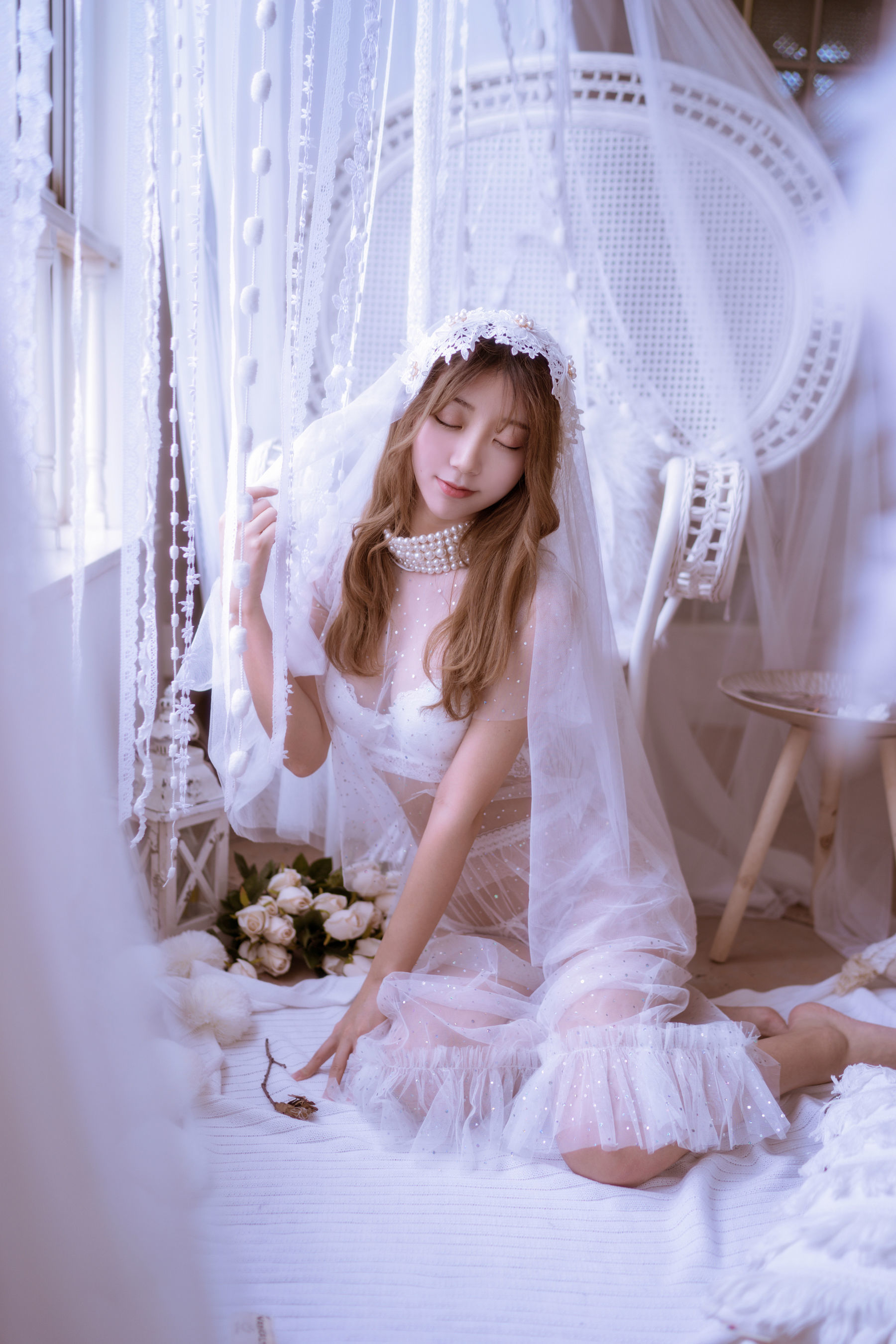 图片[1] - 黑川 - 年上彼女 婚纱+毛衣 [39P] - 机器猫次元 - 机器猫次元