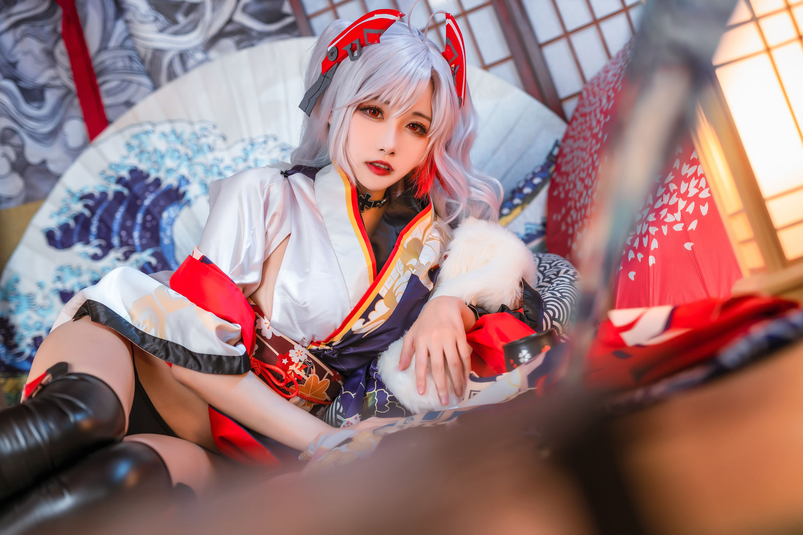 图片[1] - Momoko葵葵 - 欧根之和服 [20P] - 机器猫次元 - 机器猫次元