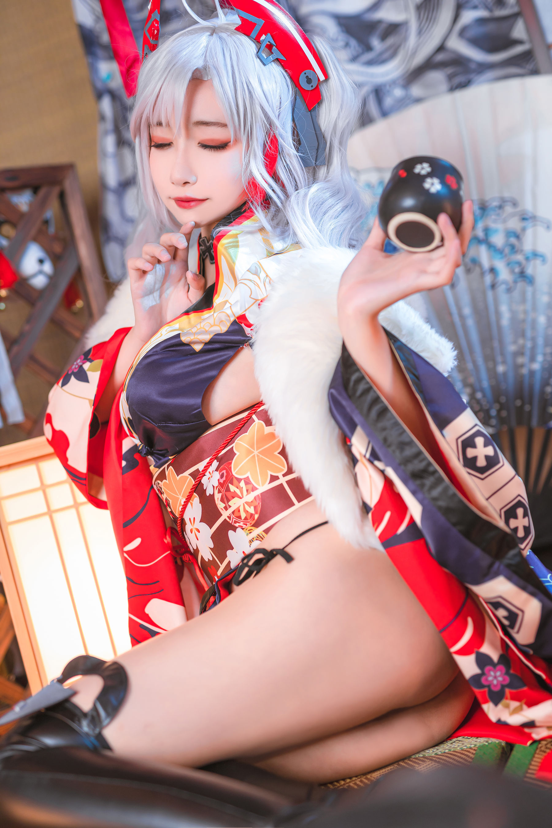 图片[4] - Momoko葵葵 - 欧根之和服 [20P] - 机器猫次元 - 机器猫次元