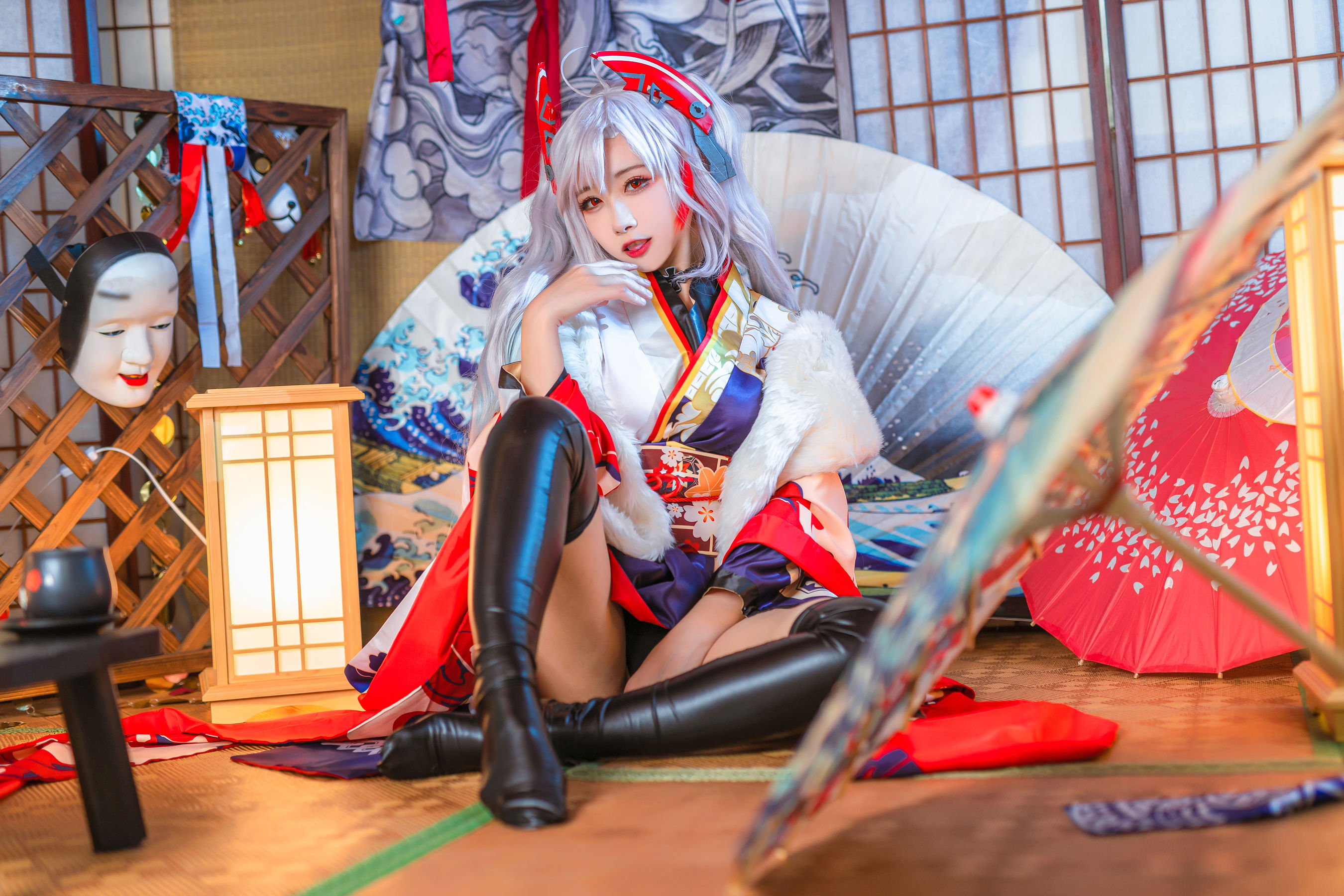 图片[3] - Momoko葵葵 - 欧根之和服 [20P] - 机器猫次元 - 机器猫次元