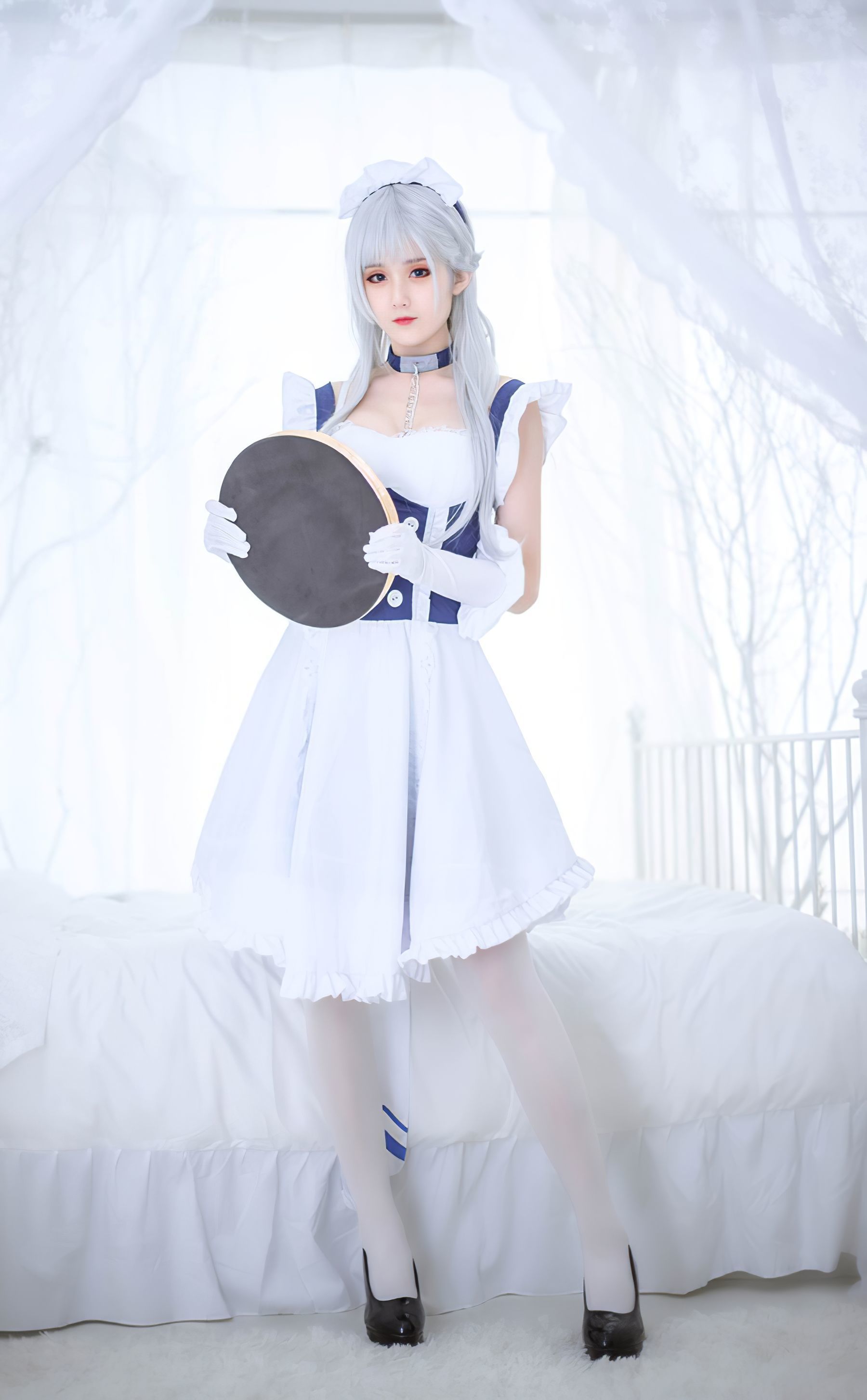 图片[2] - Akisoso秋楚楚 贝尔法斯特女仆 [9P] - 机器猫次元 - 机器猫次元