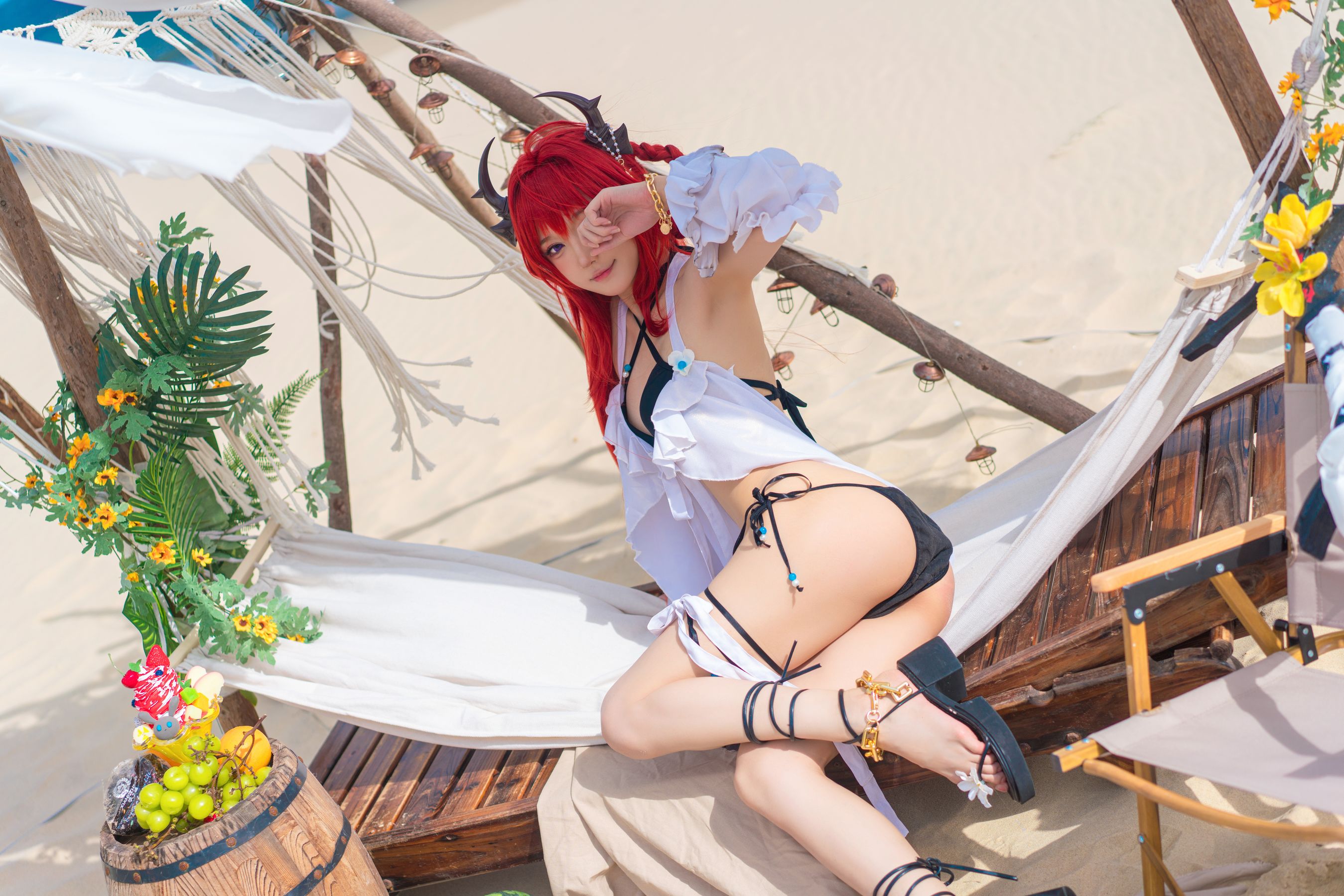 图片[3] - 阿包也是兔娘 - 明日方舟 史尔特尔泳装 [50P] - 机器猫次元 - 机器猫次元