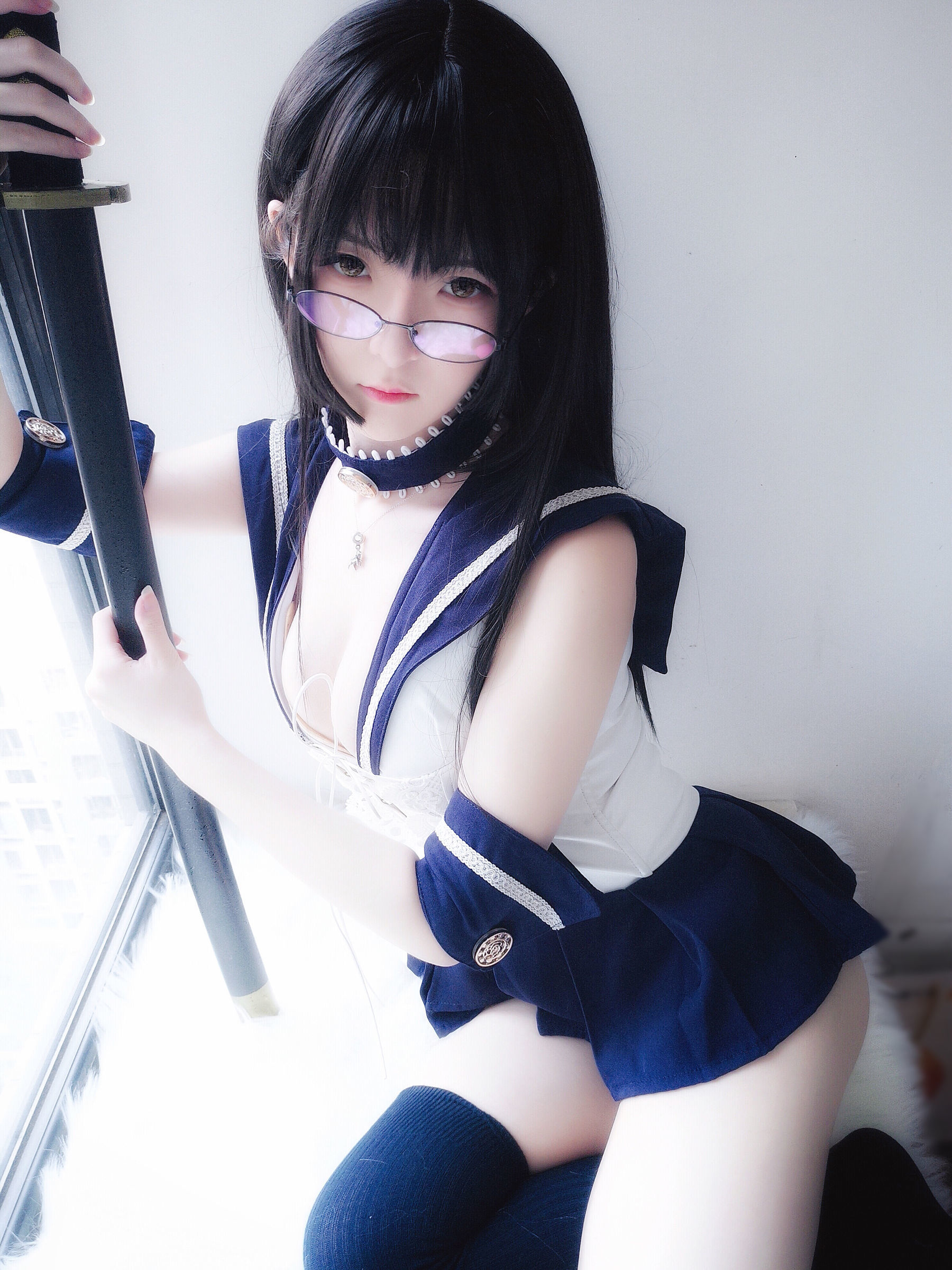 图片[1] - 一小央泽 - 武士刀与水手服 [20P] - 机器猫次元 - 机器猫次元