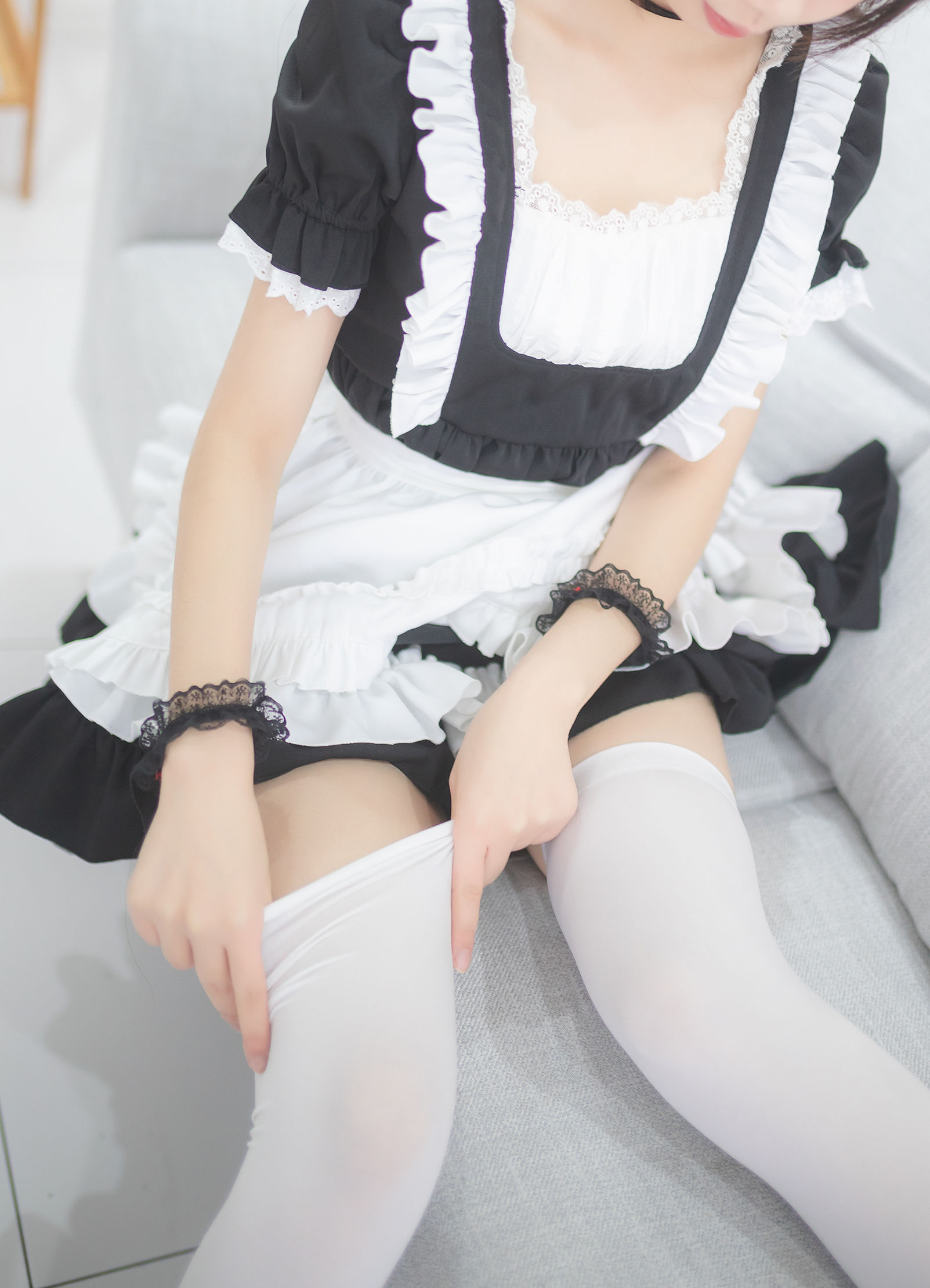 图片[5] - 雪琪 白丝女仆 [30P] - 机器猫次元 - 机器猫次元