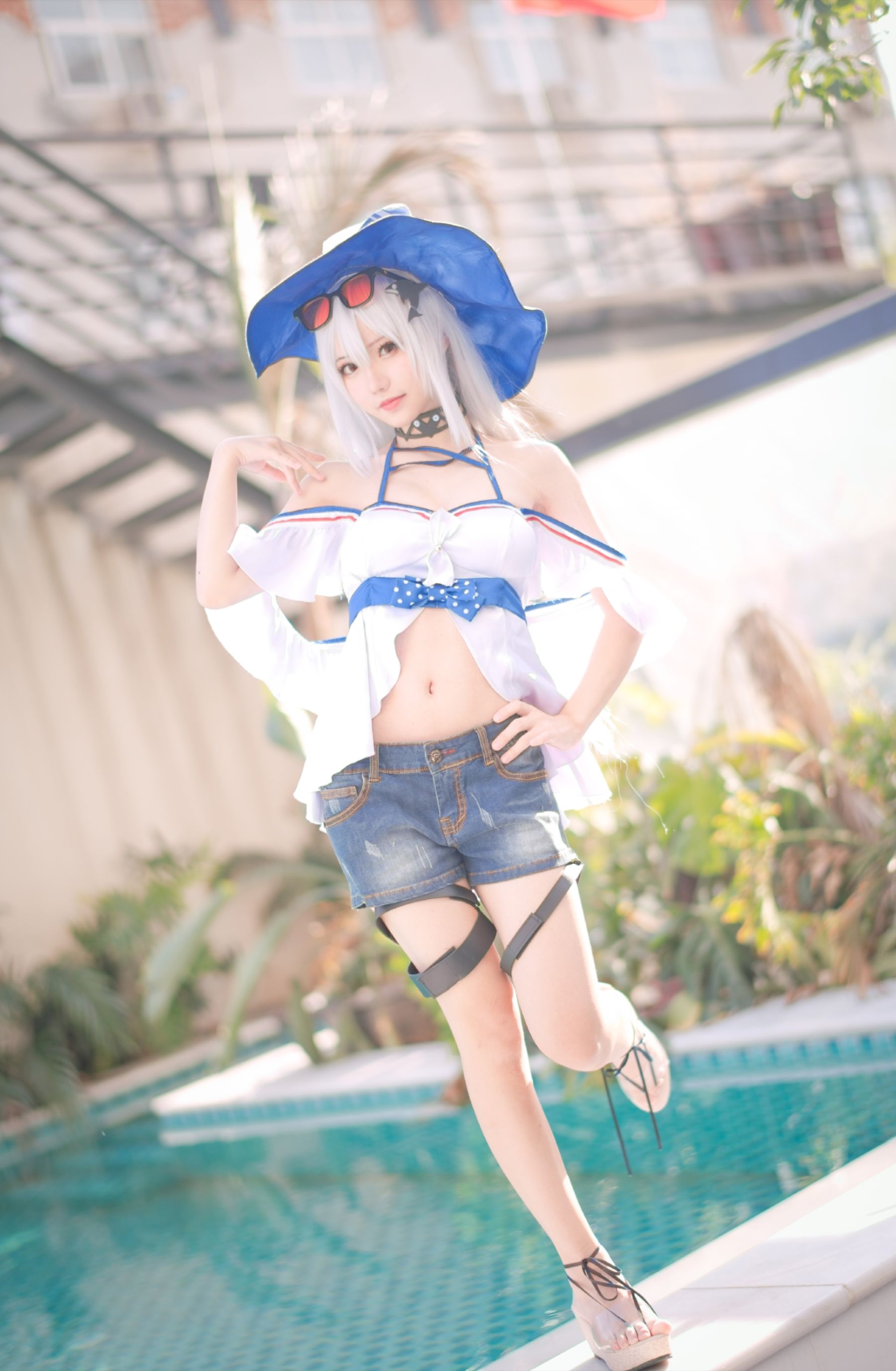 图片[3] - 花柒Hana - 斯卡蒂泳装 [17P] - 机器猫次元 - 机器猫次元