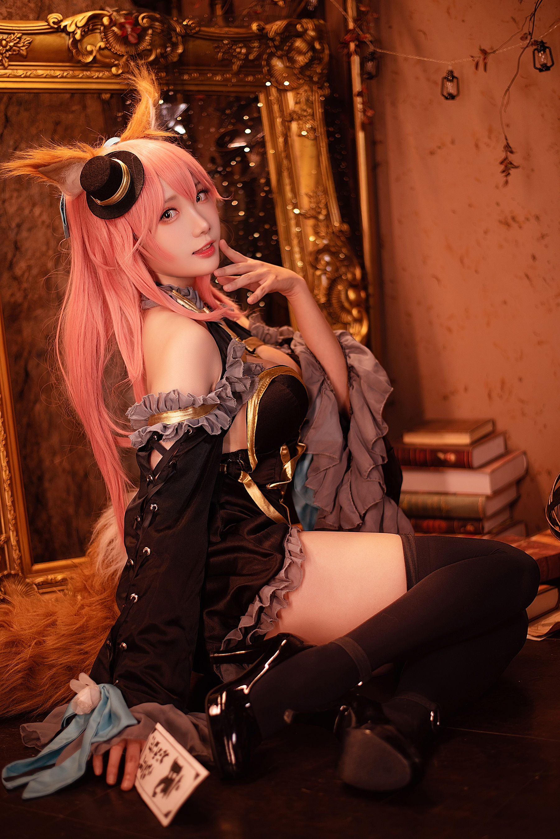 图片[8] - 瓜希酱 - 玉藻前 漆黑魔术服 [20P] - 机器猫次元 - 机器猫次元