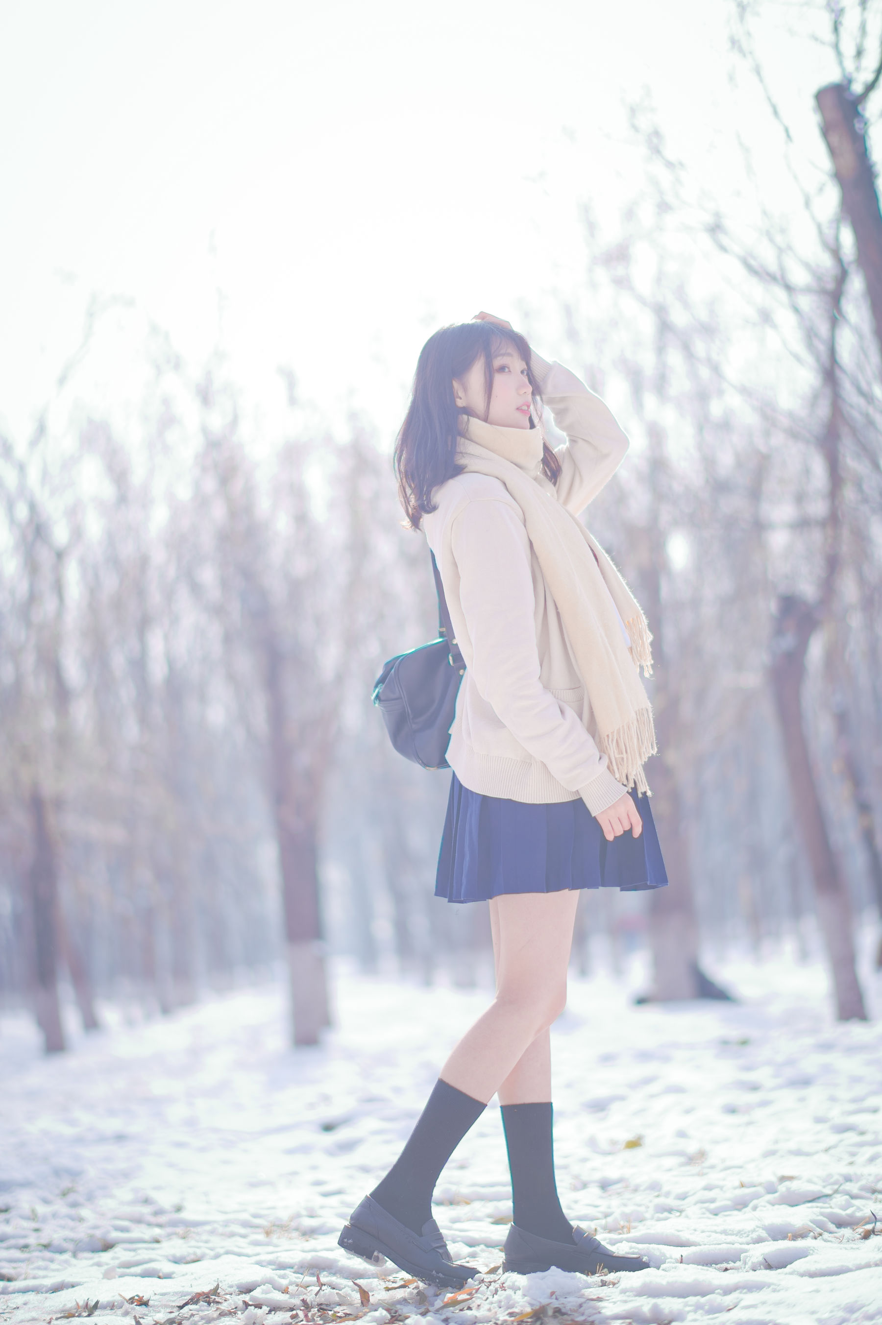 图片[5] - 周叽是可爱兔兔 - 雪景JK [15P] - 机器猫次元 - 机器猫次元