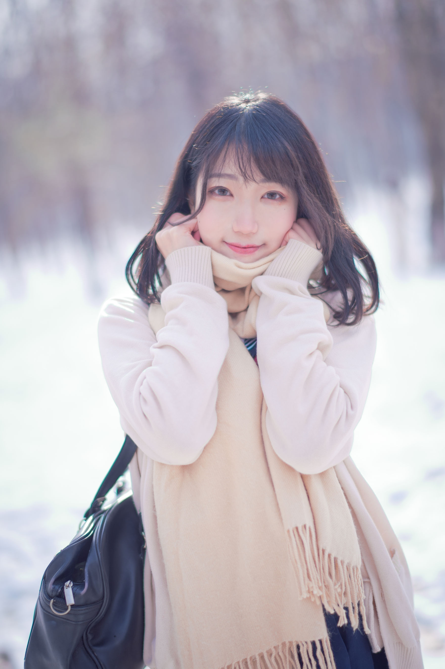 图片[7] - 周叽是可爱兔兔 - 雪景JK [15P] - 机器猫次元 - 机器猫次元