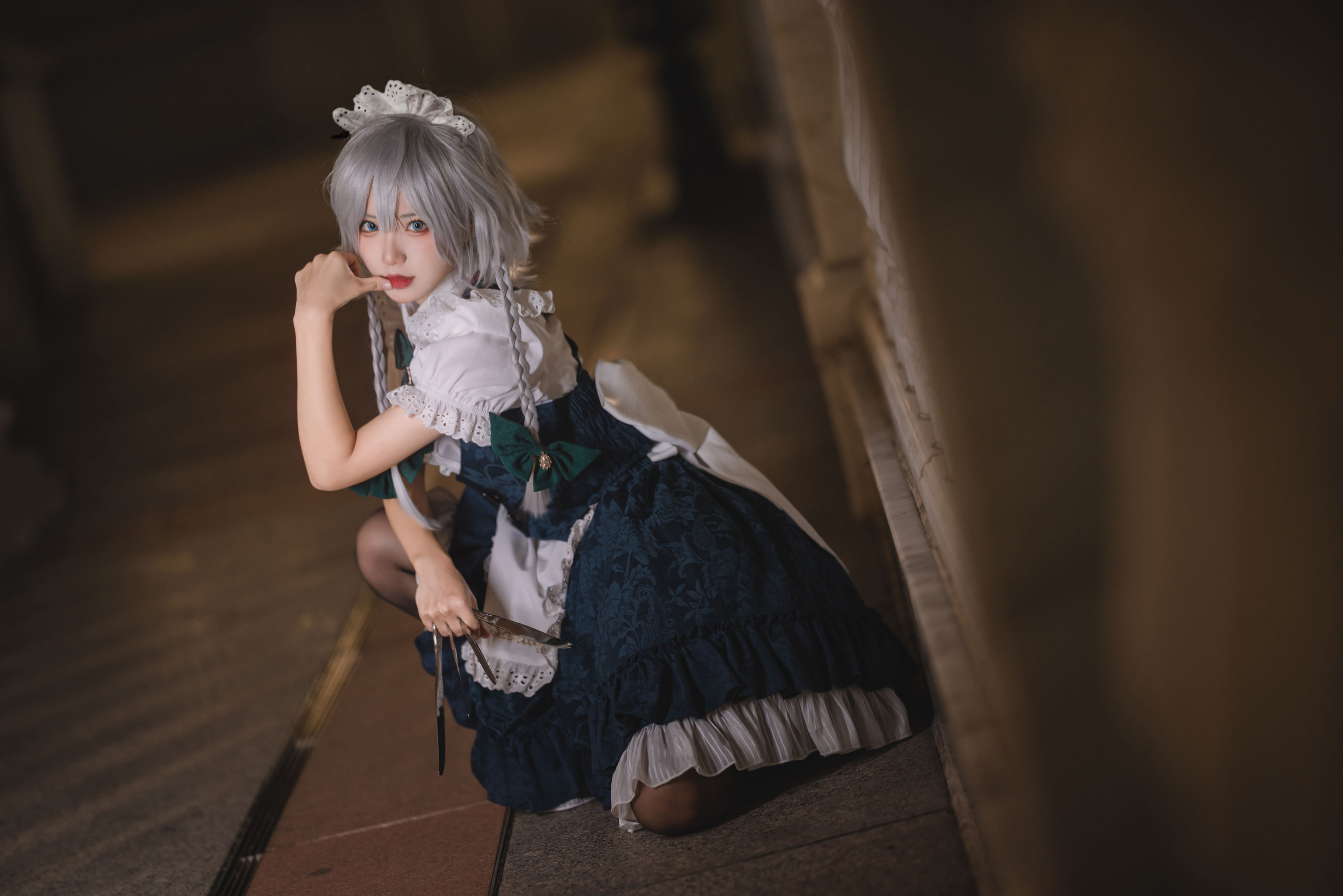 图片[3] - 花柒Hana - 星雨咲夜女仆 [9P] - 机器猫次元 - 机器猫次元