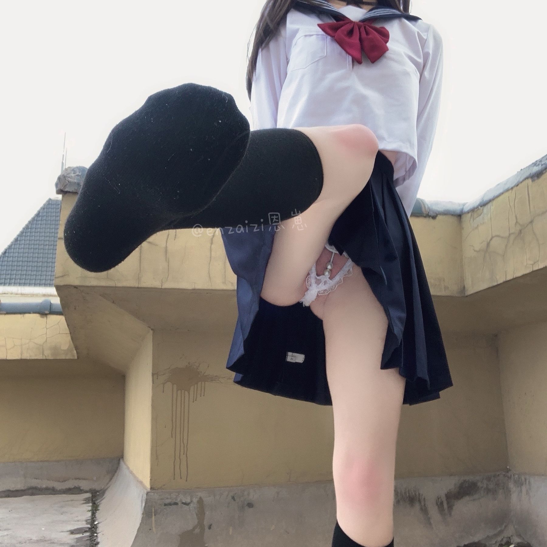 图片[8] - 恩崽 - 天台水手服 [123P] - 机器猫次元 - 机器猫次元