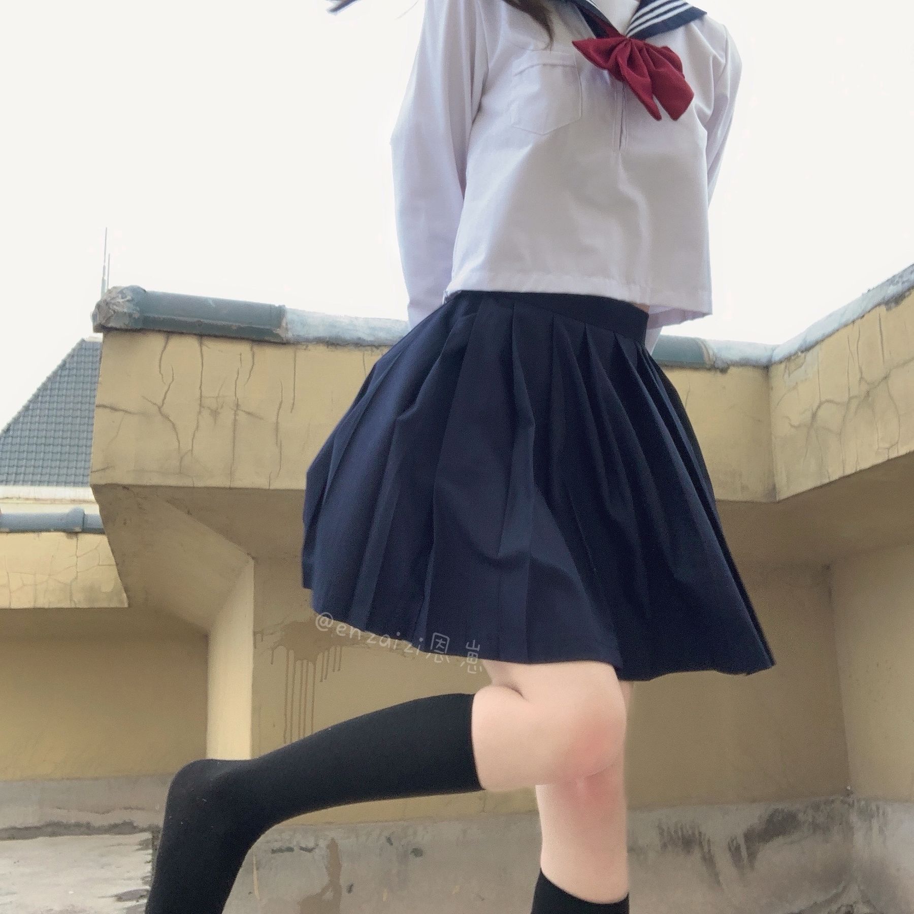 图片[6] - 恩崽 - 天台水手服 [123P] - 机器猫次元 - 机器猫次元