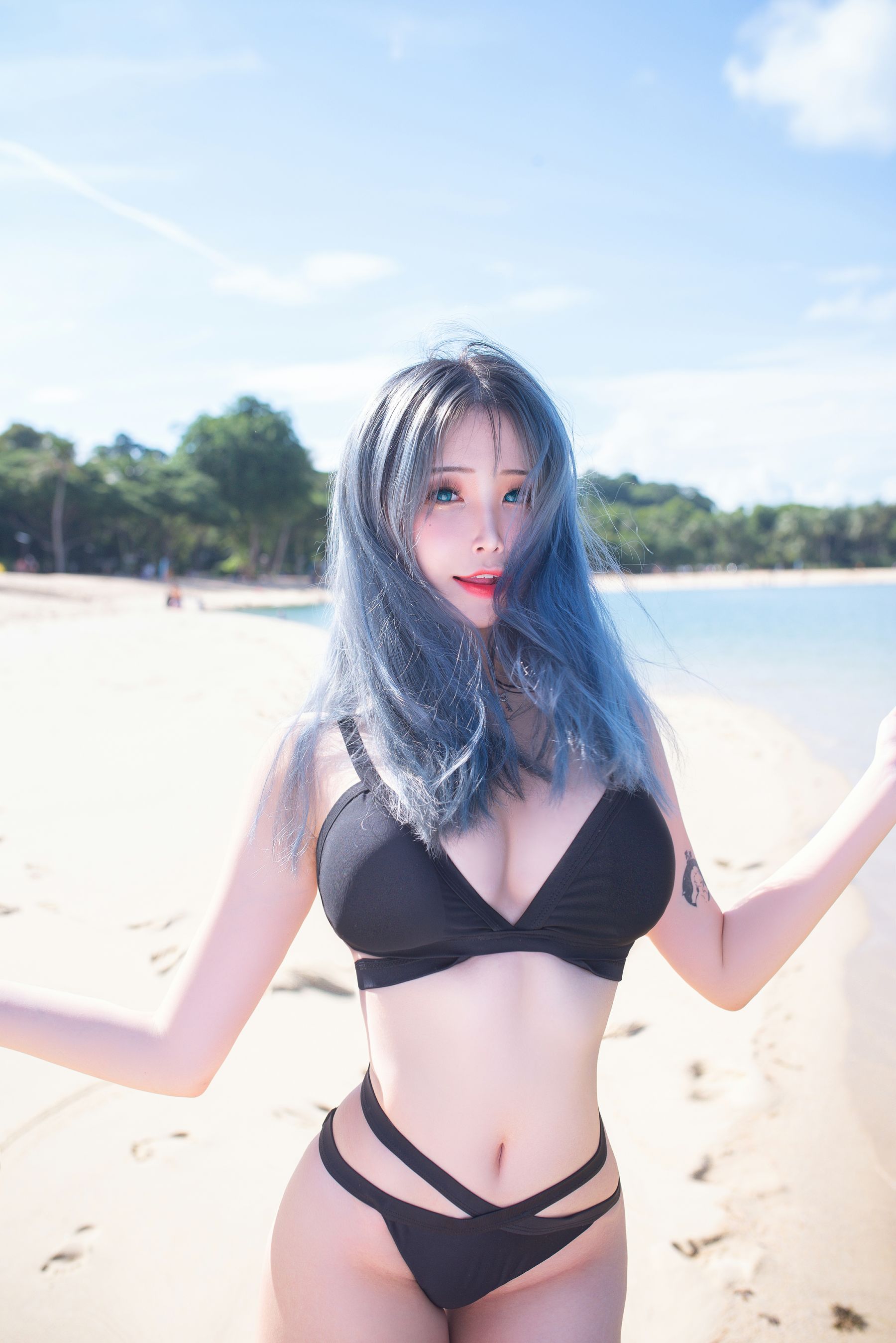 图片[1] - 花リリ - Beach lily [40P] - 机器猫次元 - 机器猫次元