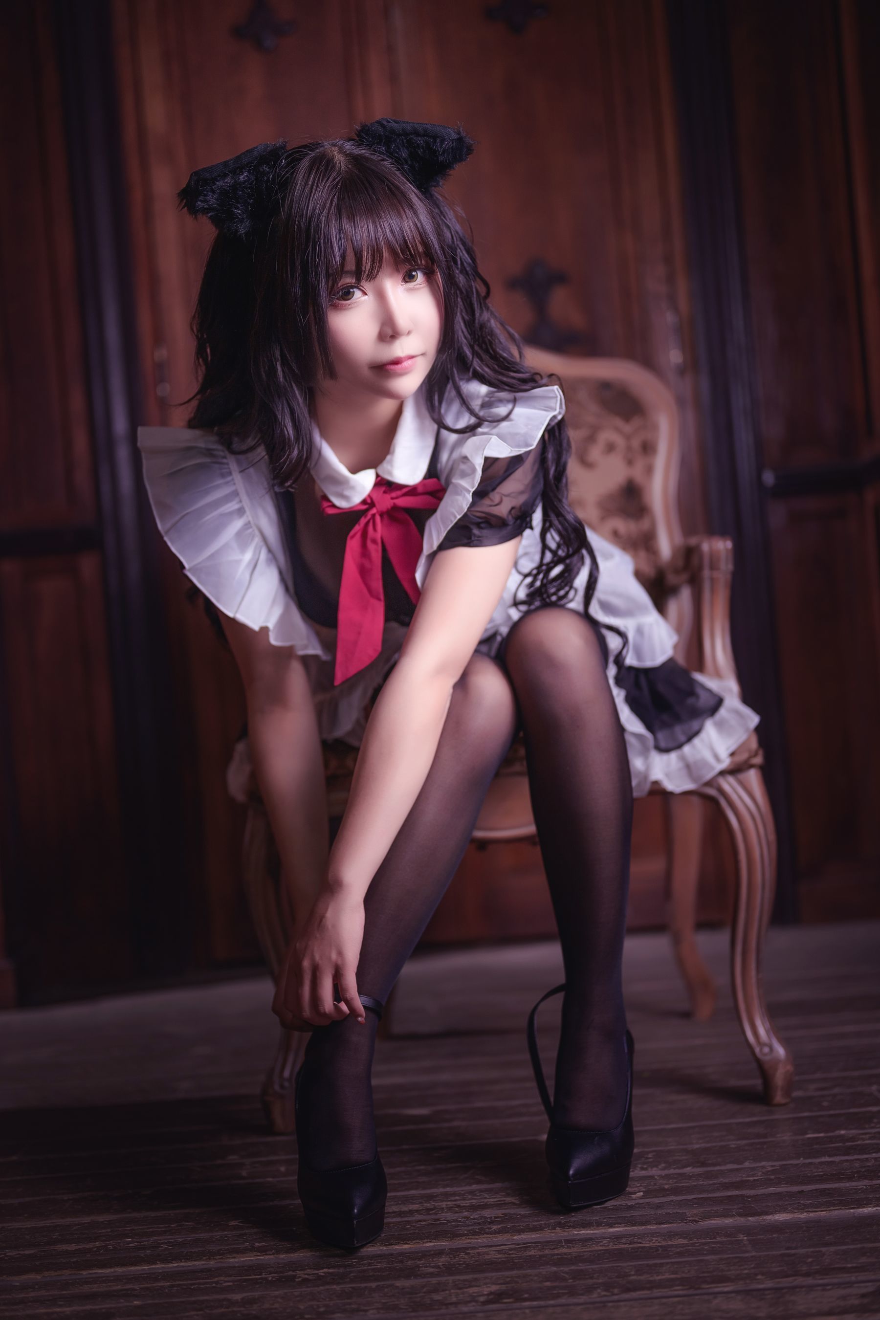 图片[4] - 抱走莫子aa 黑丝猫咪小女仆 [44P] - 机器猫次元 - 机器猫次元