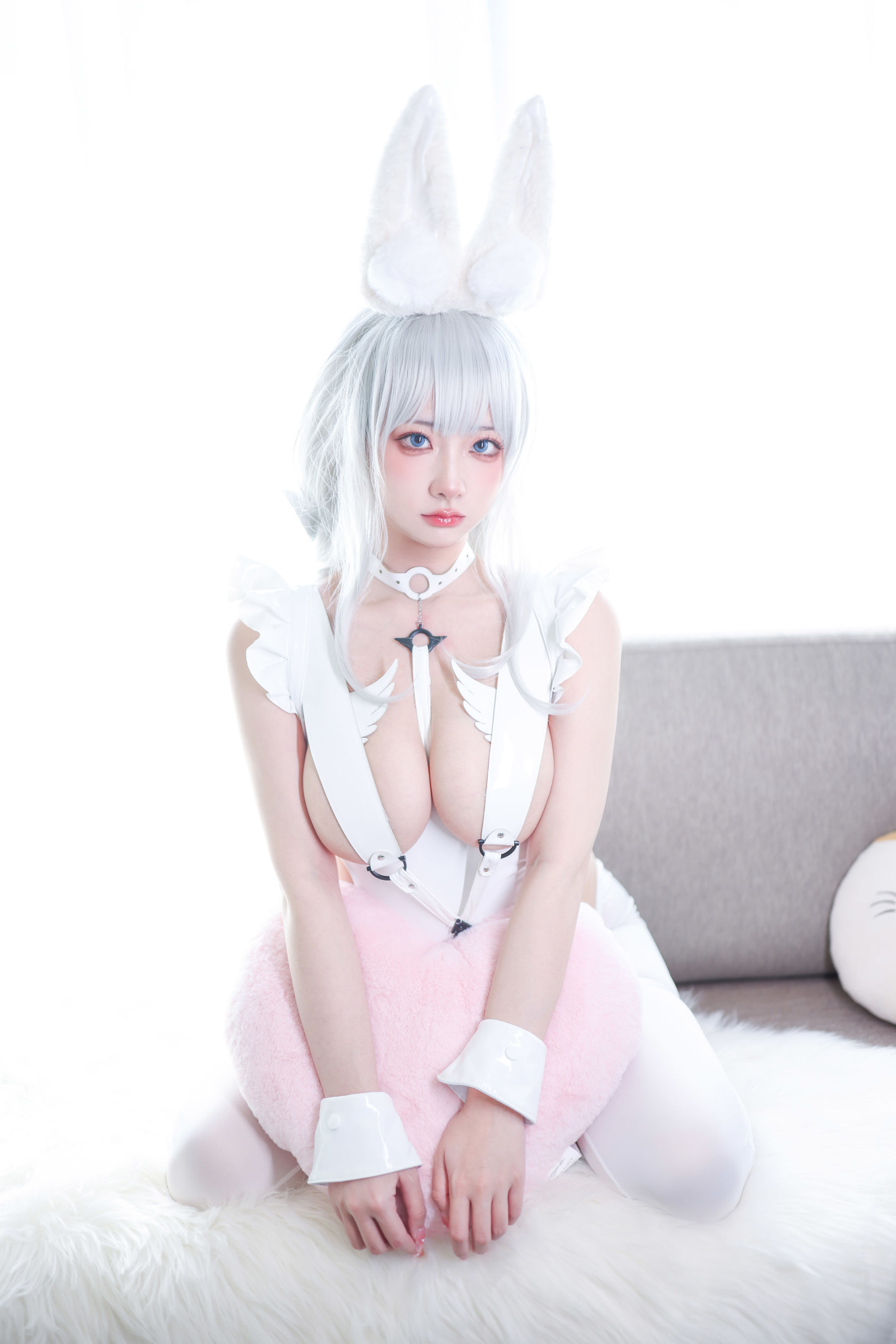 图片[1] - wendydydydy_酱油 - 恶毒 懒懒的白兔 [19P] - 机器猫次元 - 机器猫次元