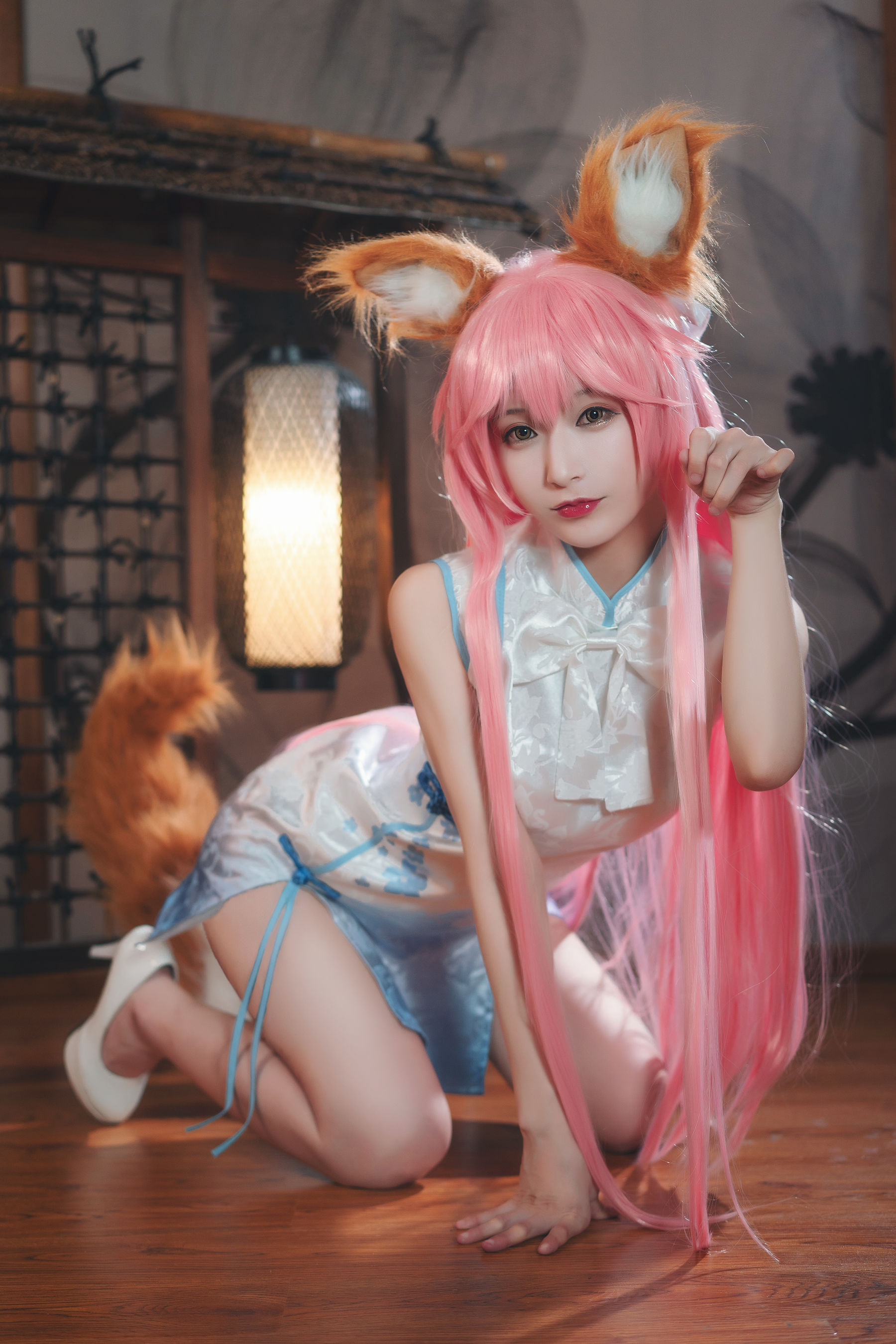 图片[1] - 铁板烧鬼舞w - 玉藻前 旗袍 [20P] - 机器猫次元 - 机器猫次元