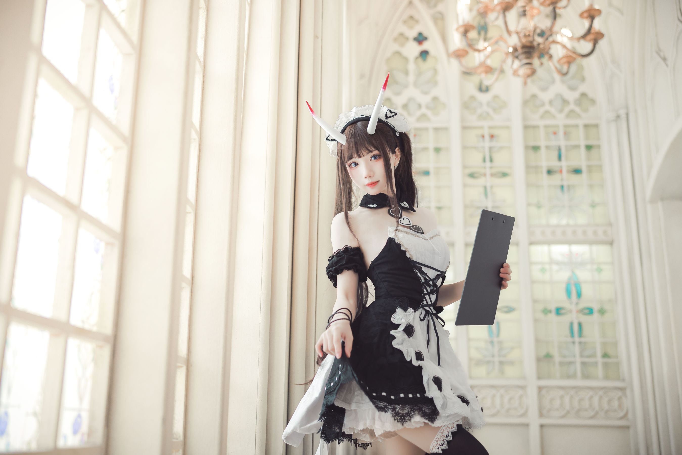 图片[1] - 花柒Hana - 能代女仆 [21P] - 机器猫次元 - 机器猫次元