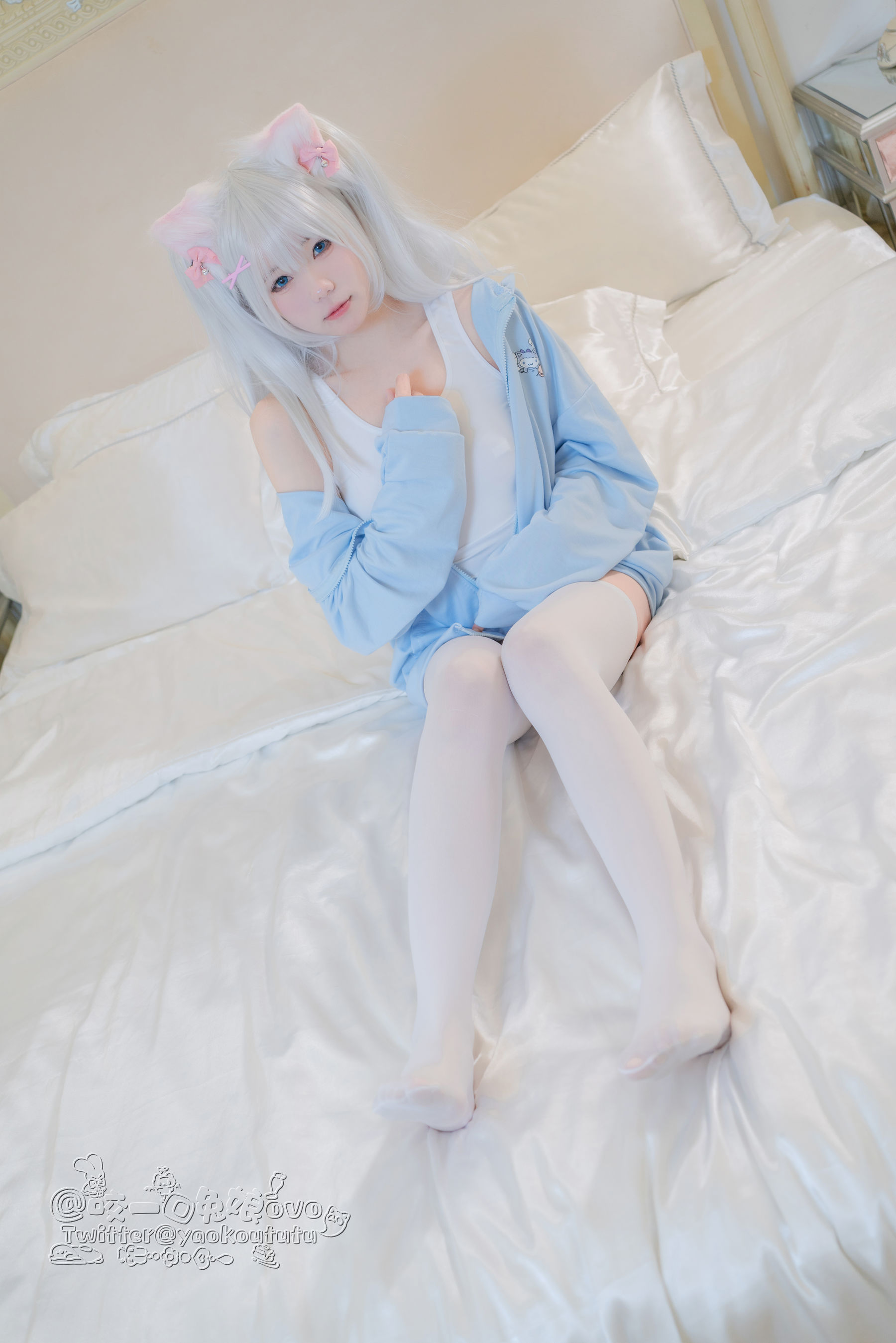 图片[1] - 咬一口兔娘 - 做你的猫 [55P] - 机器猫次元 - 机器猫次元