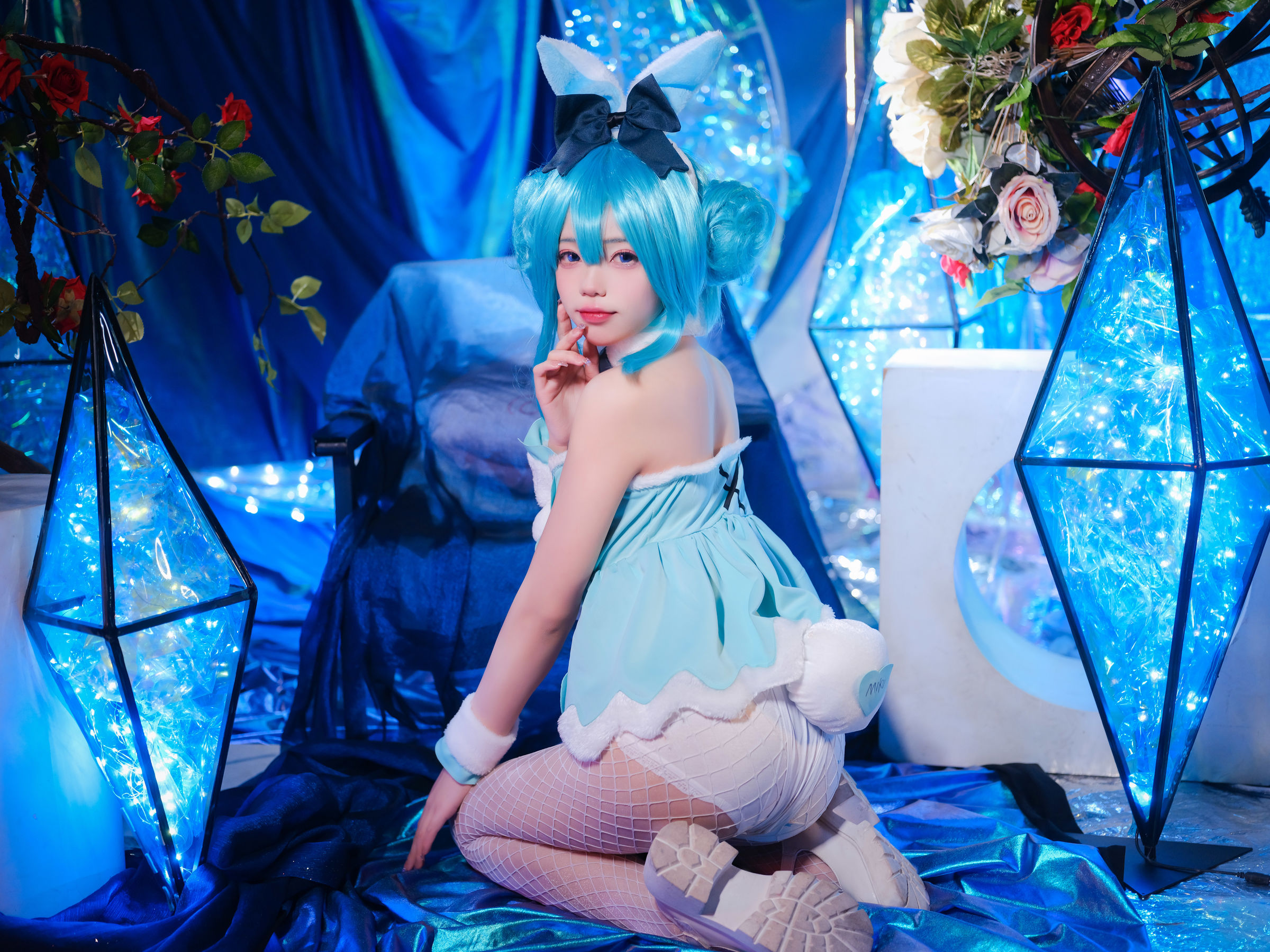 图片[3] - 咬一口兔娘 - MIKU初音未来兔女郎 [12P] - 机器猫次元 - 机器猫次元