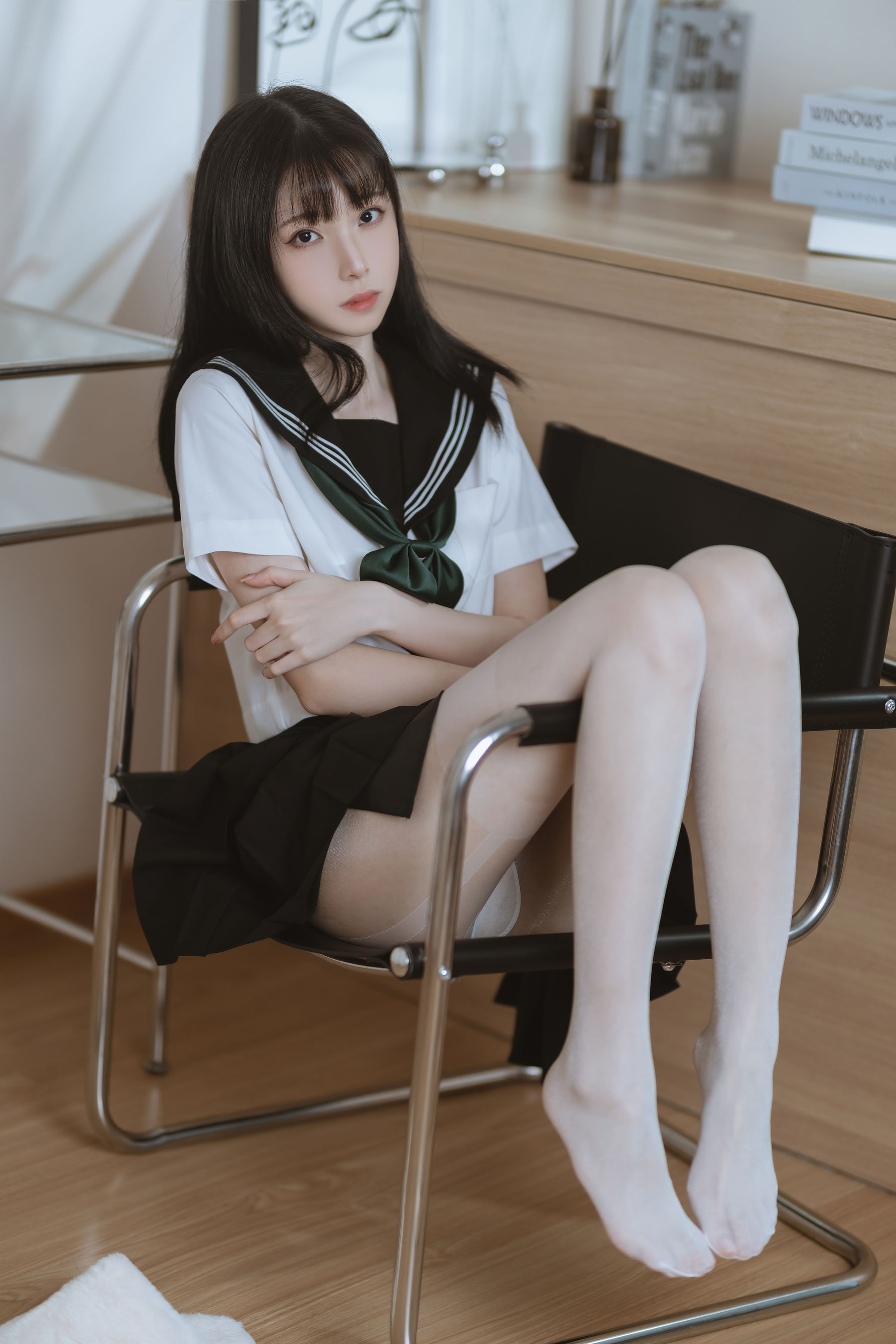 图片[2] - 许岚 - 白丝水手服 [39P] - 机器猫次元 - 机器猫次元