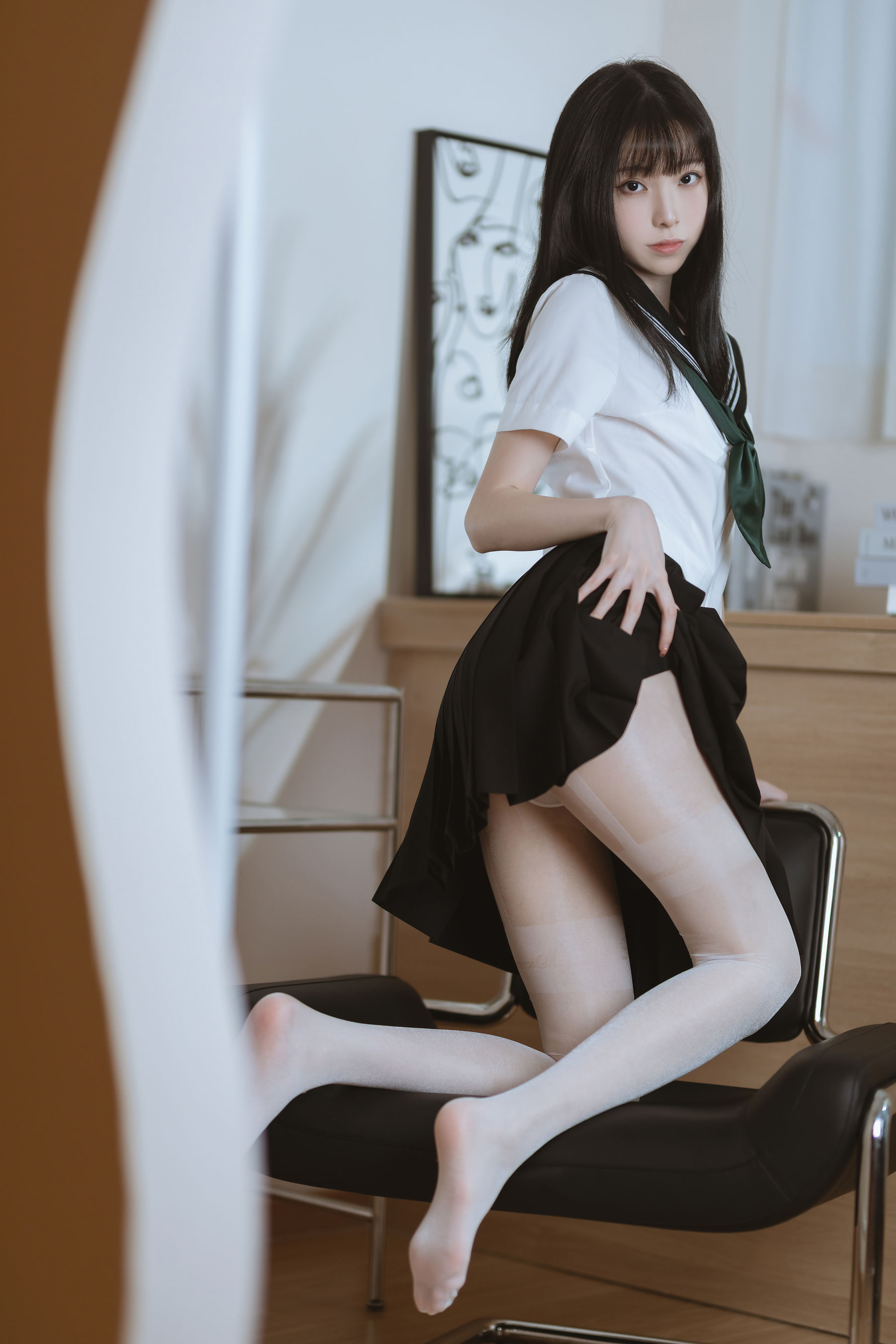 图片[8] - 许岚 - 白丝水手服 [39P] - 机器猫次元 - 机器猫次元