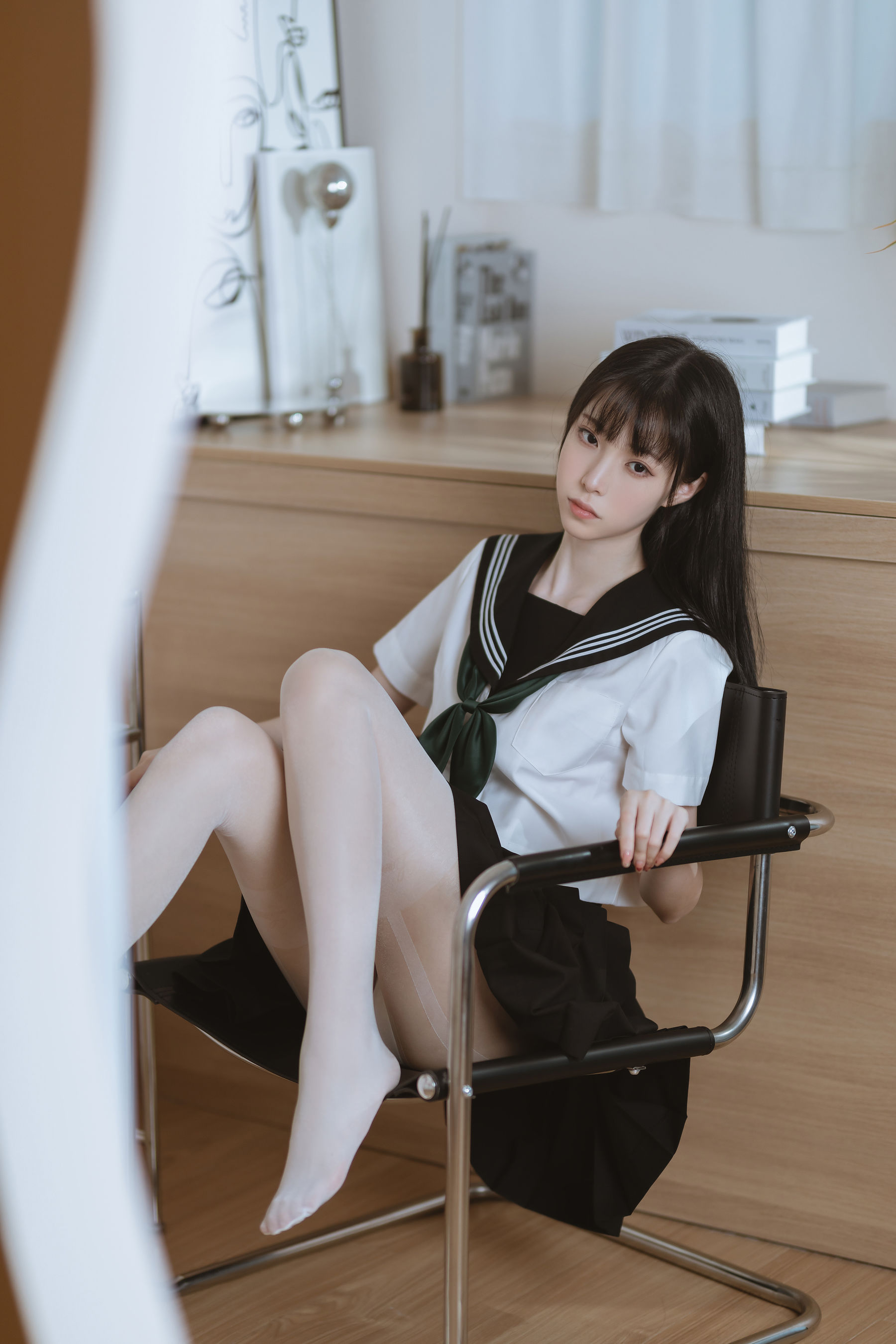 图片[1] - 许岚 - 白丝水手服 [39P] - 机器猫次元 - 机器猫次元