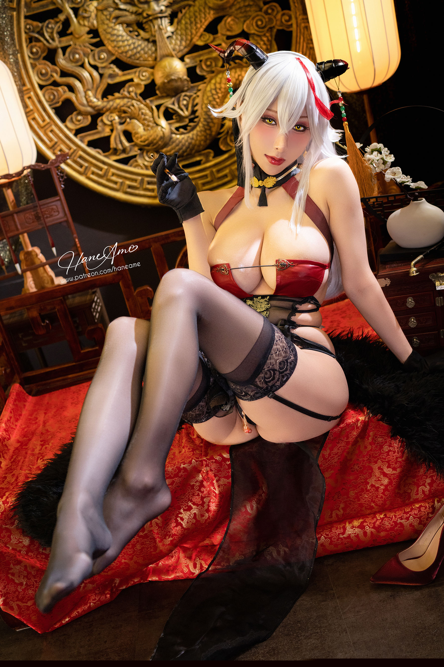 图片[4] - 雨波_HaneAme - AzurLane Agir Chipao 埃吉爾旗袍 [43P] - 机器猫次元 - 机器猫次元