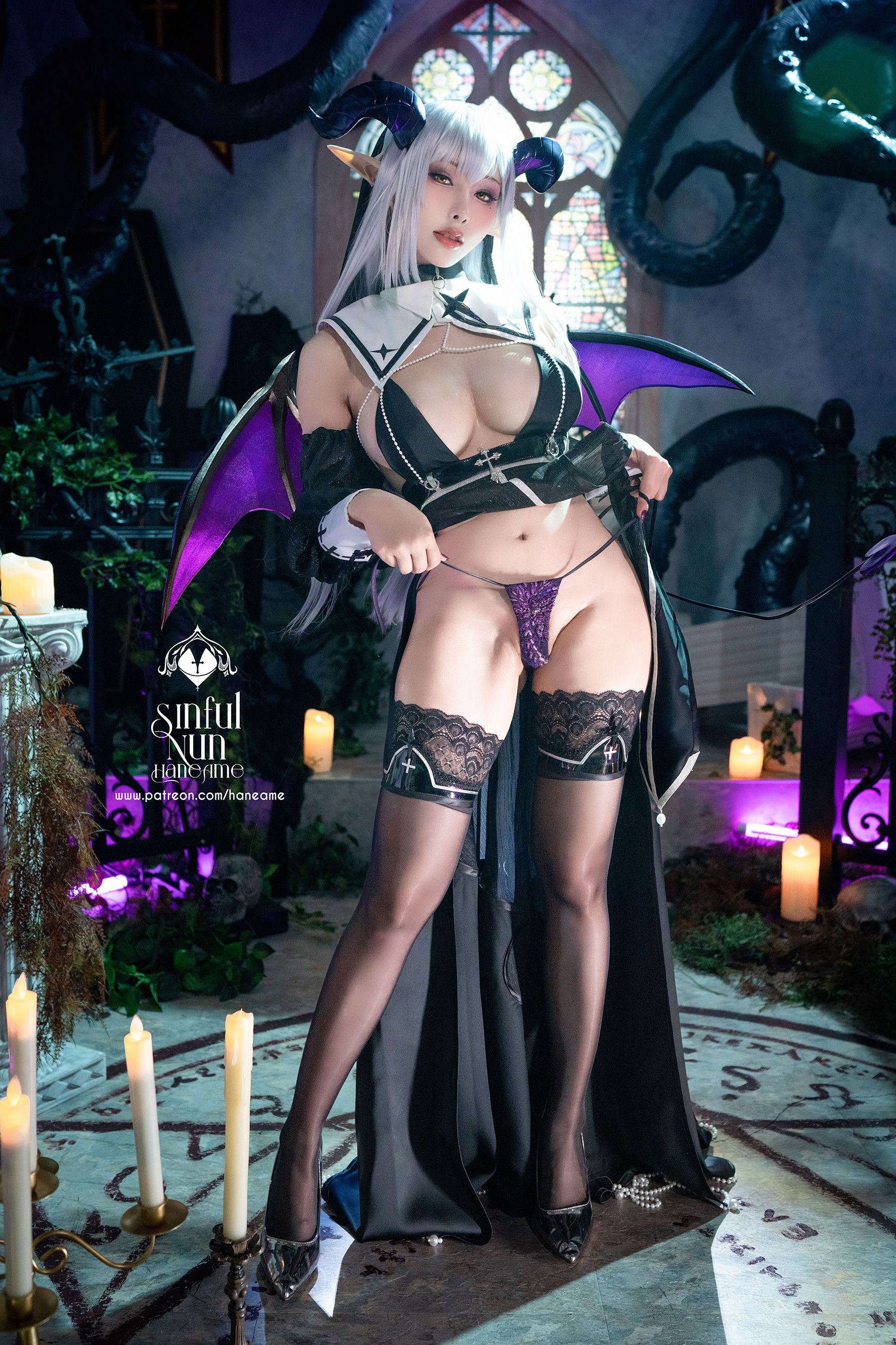 图片[1] - 雨波_HaneAme - 罪恶修女 Devil [32P] - 机器猫次元 - 机器猫次元
