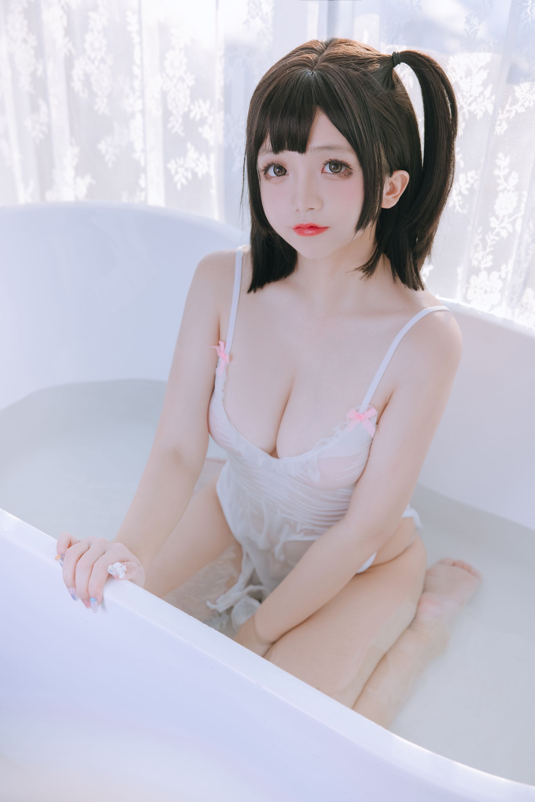 图片[1] - 日奈娇 - 湿身小白裙 [91P] - 机器猫次元 - 机器猫次元