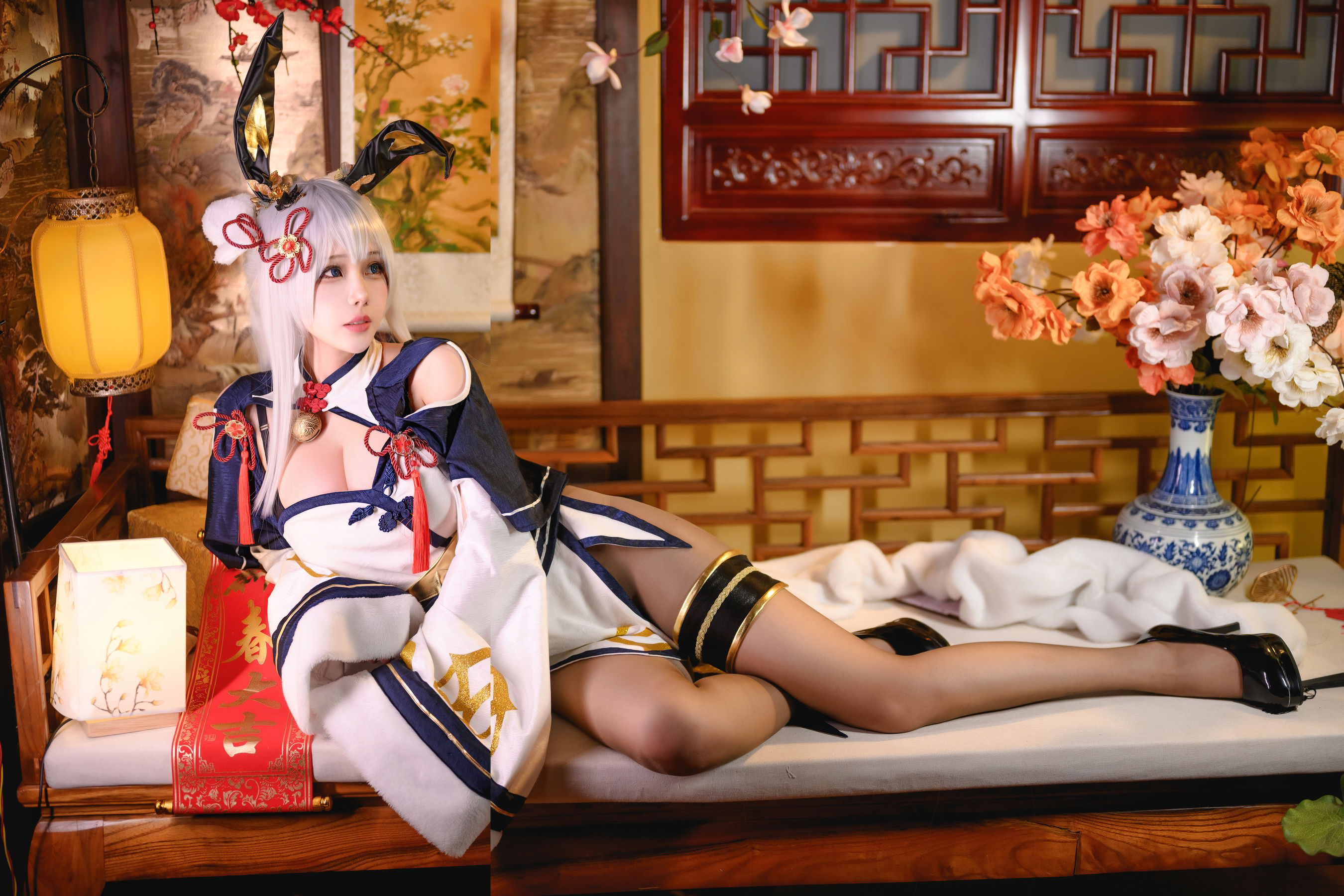 图片[2] - 凛子酱 - 旗袍兔兔 [21P] - 机器猫次元 - 机器猫次元