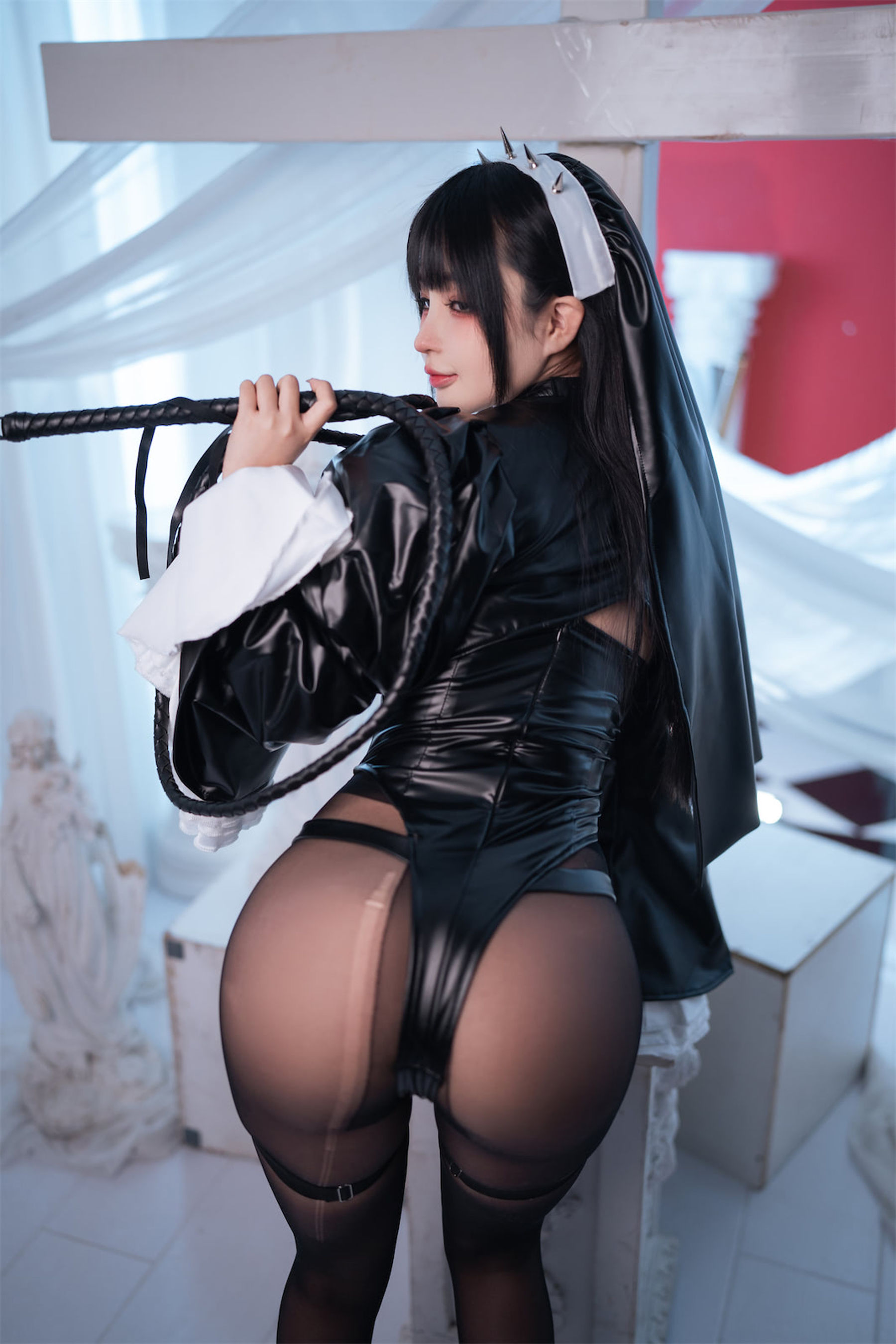 图片[4] - 桜井宁宁 - 皮衣修女 [60P] - 机器猫次元 - 机器猫次元