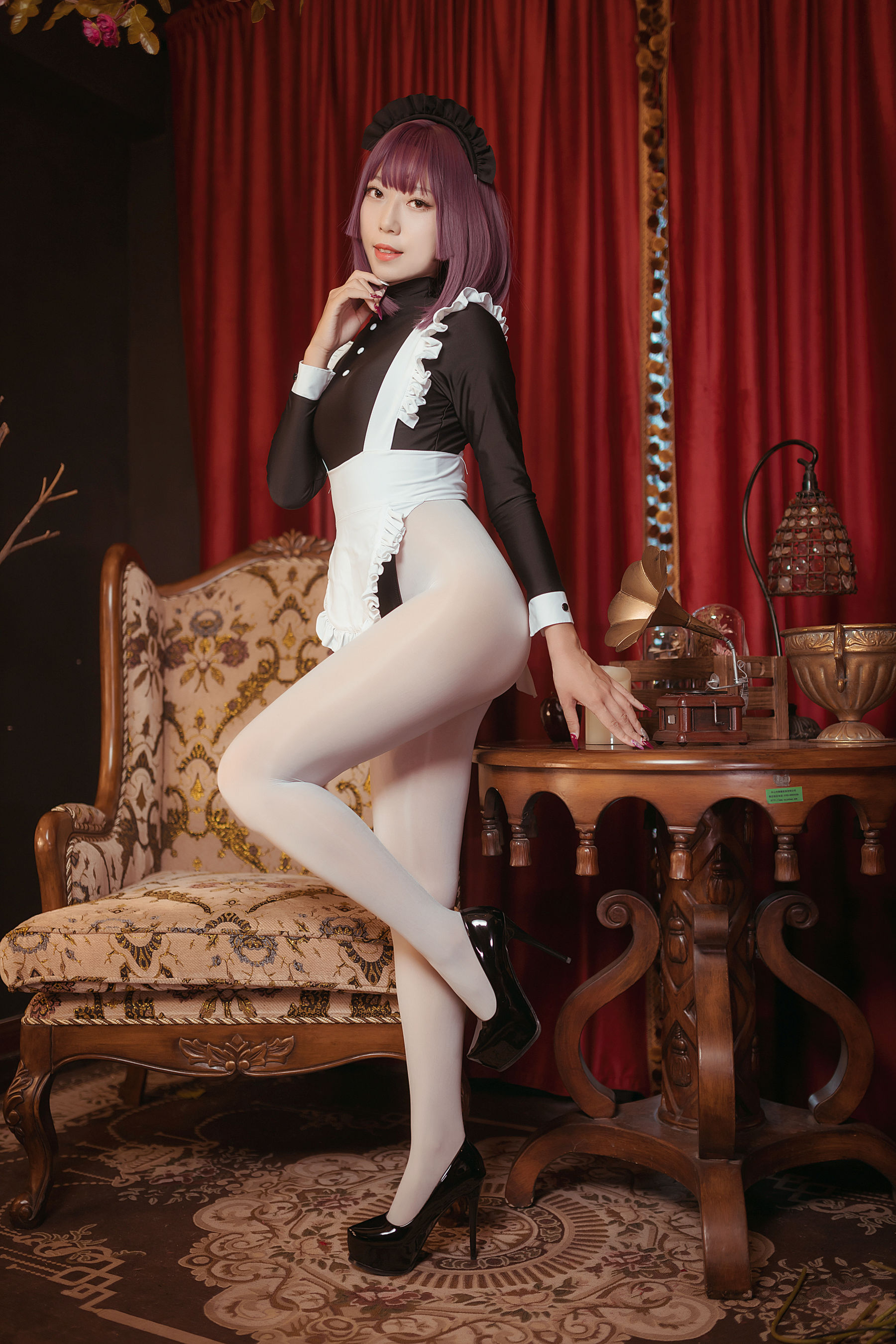 图片[2] - Money冷冷 - 高叉女仆 [25P] - 机器猫次元 - 机器猫次元