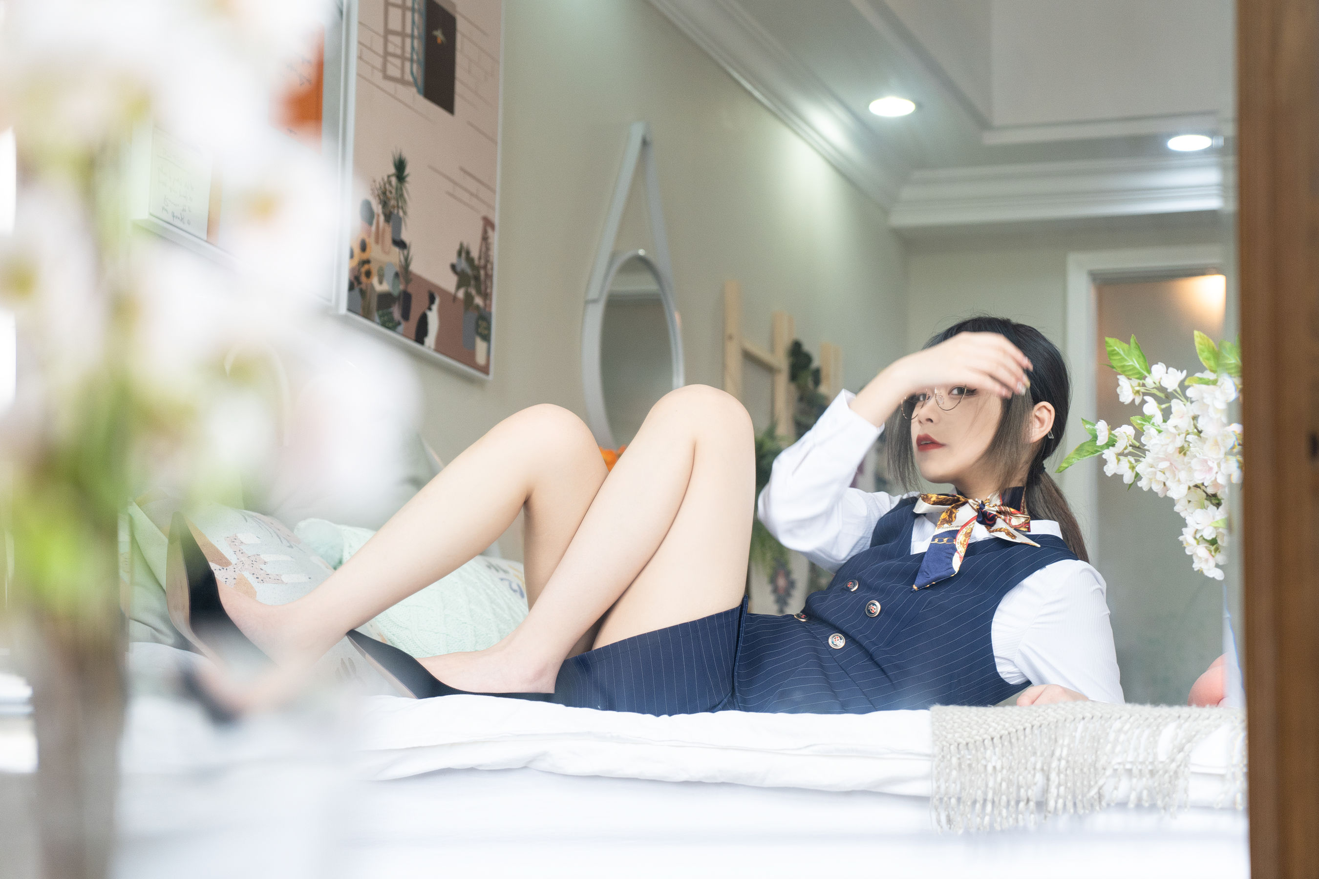 图片[8] - 梨瑾瑾 - 乘务员 [20P] - 机器猫次元 - 机器猫次元
