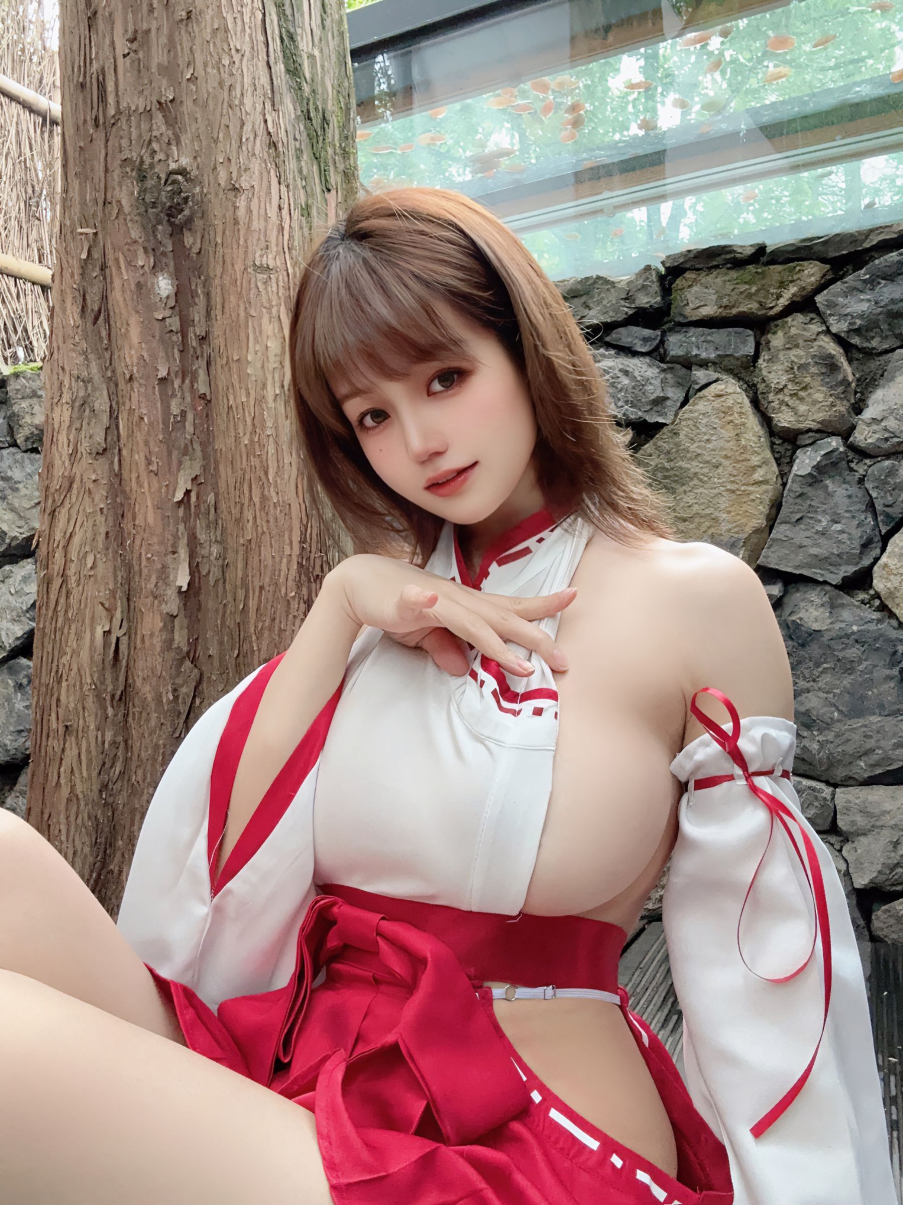 图片[2] - 小仓千代w - 2023-04-06 巫女与汤池 [14P] - 机器猫次元 - 机器猫次元