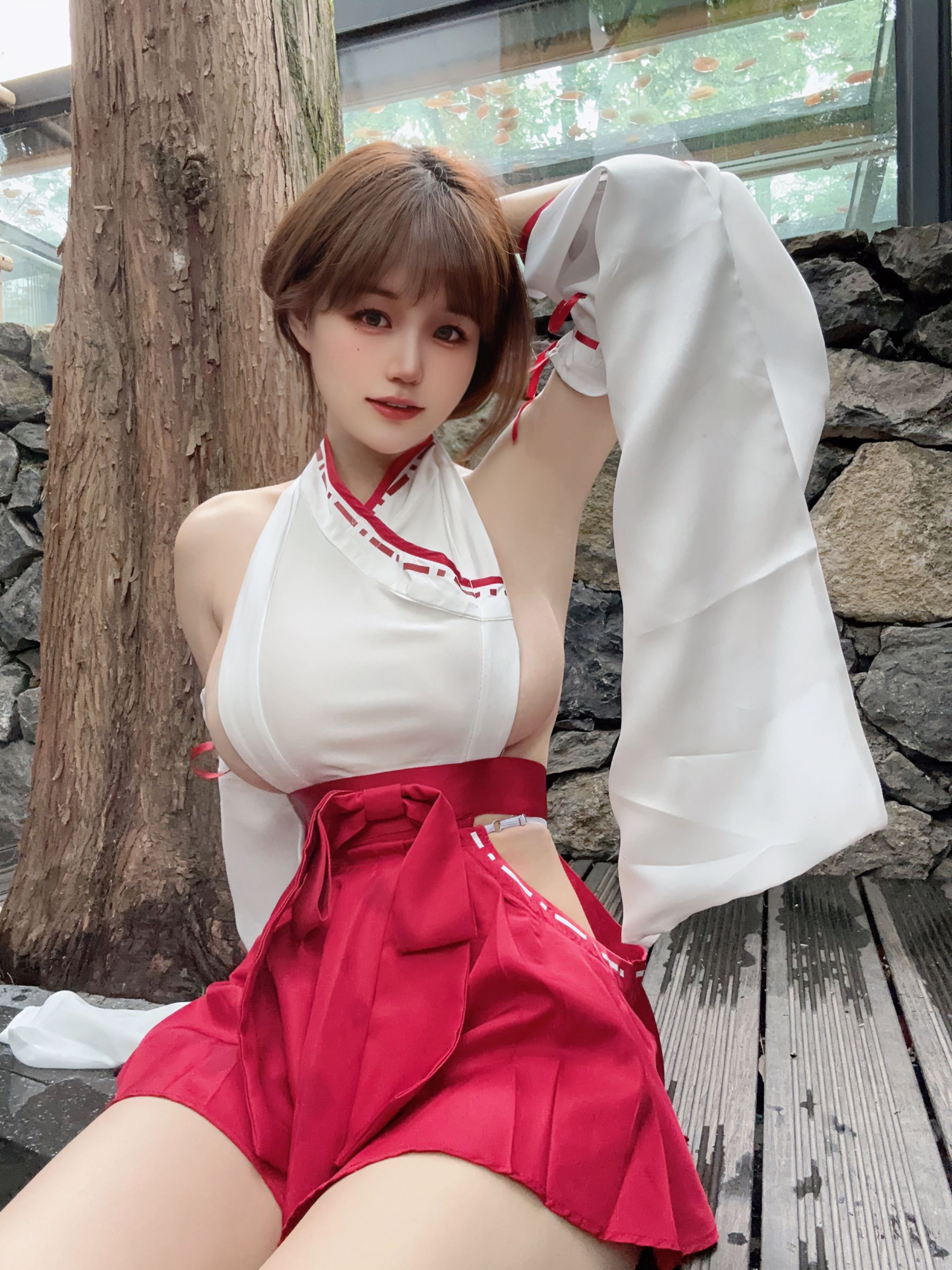 图片[4] - 小仓千代w - 2023-04-06 巫女与汤池 [14P] - 机器猫次元 - 机器猫次元