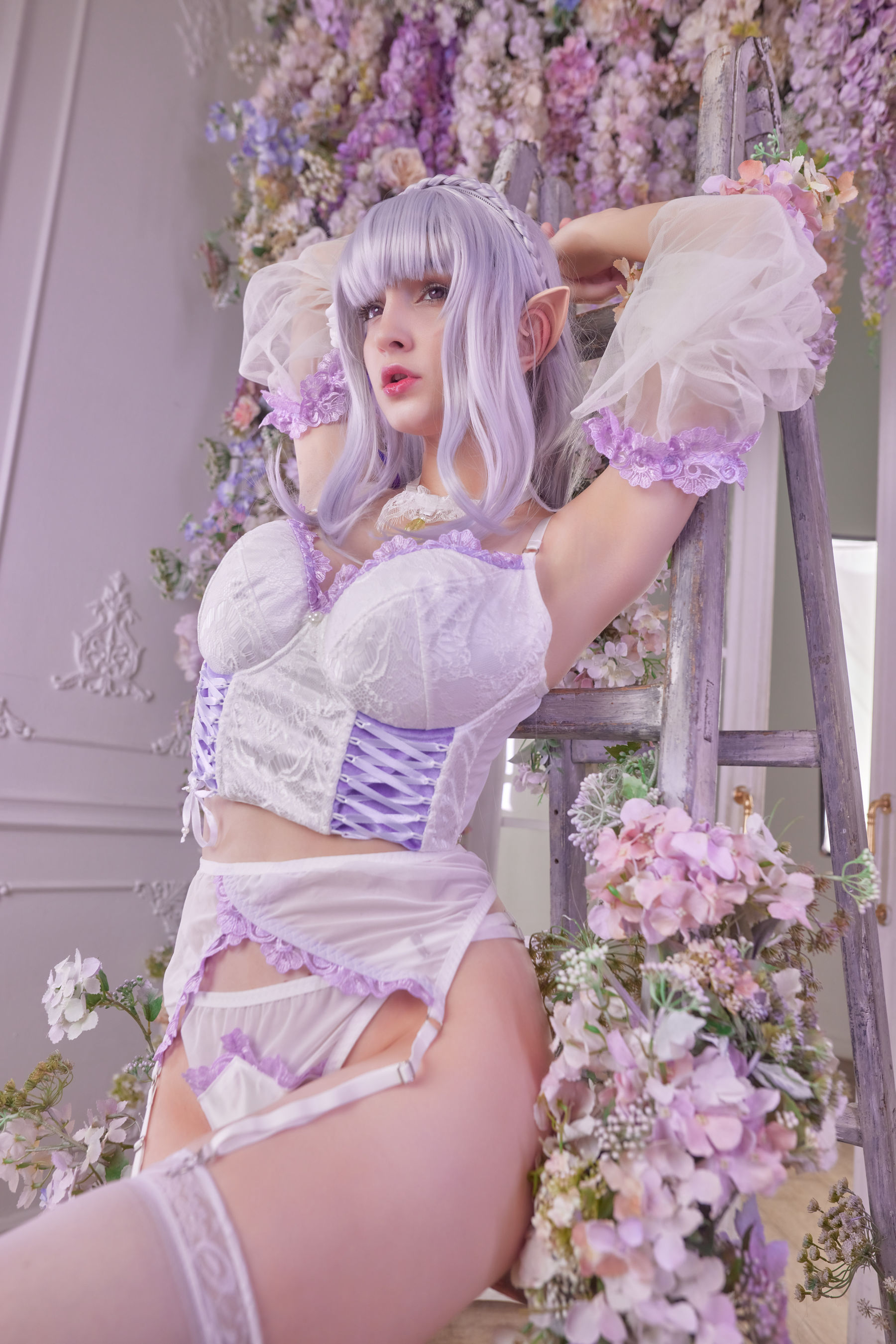 图片[1] - Hologana - Emilia Lingerie [26P] - 机器猫次元 - 机器猫次元