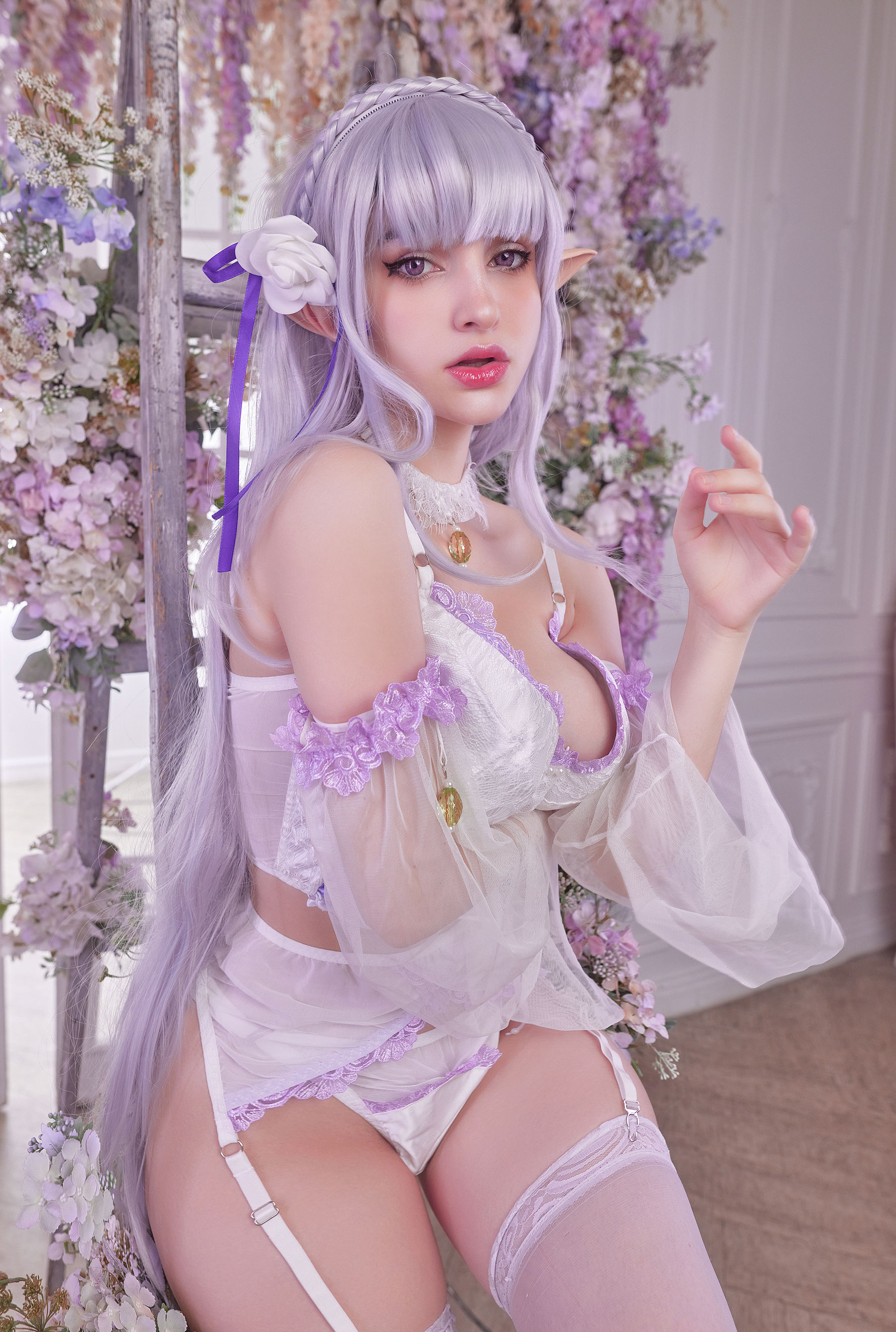 图片[2] - Hologana - Emilia Lingerie [26P] - 机器猫次元 - 机器猫次元