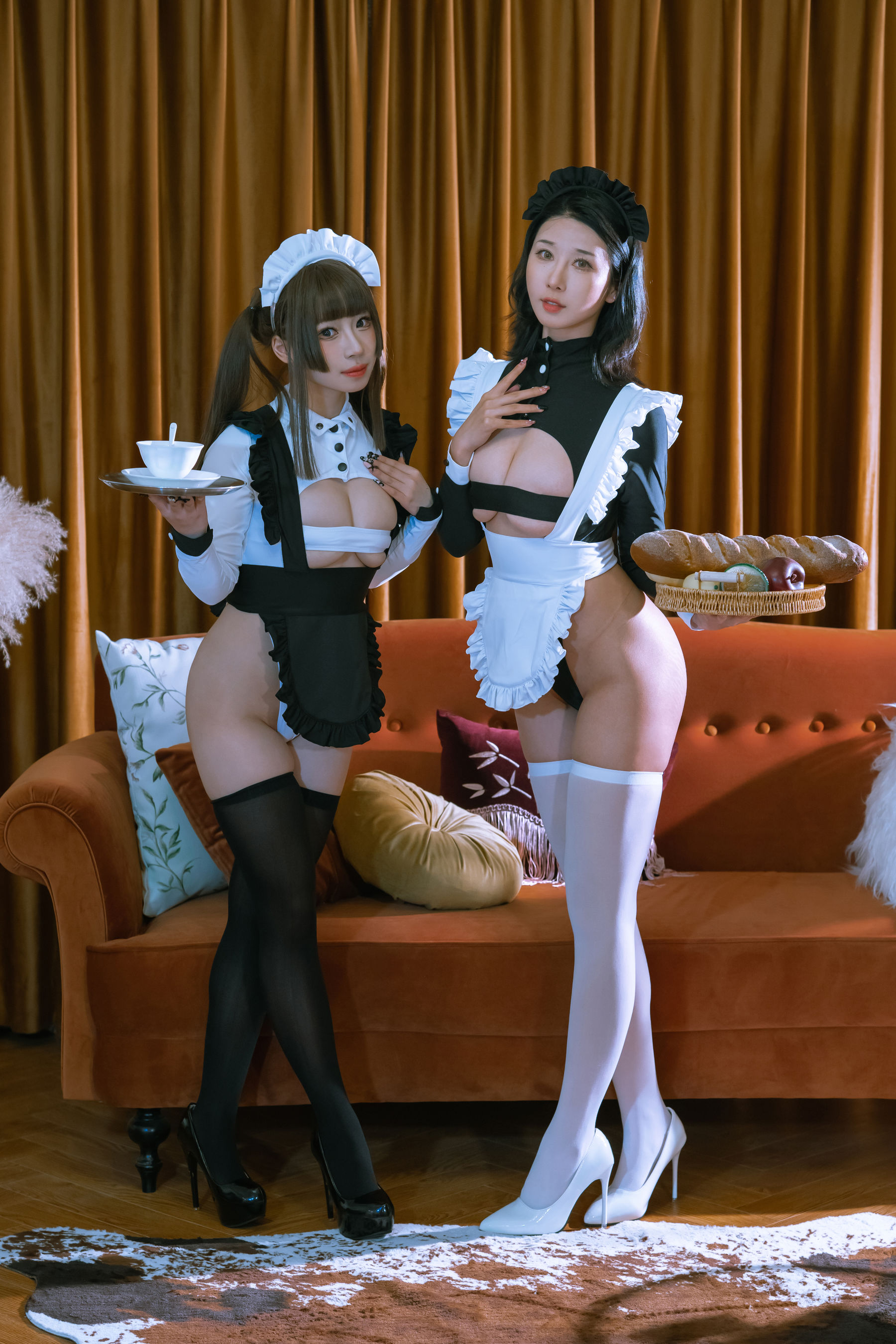 图片[6] - 云溪溪 - 奶桃桃 双人女仆 [55P] - 机器猫次元 - 机器猫次元