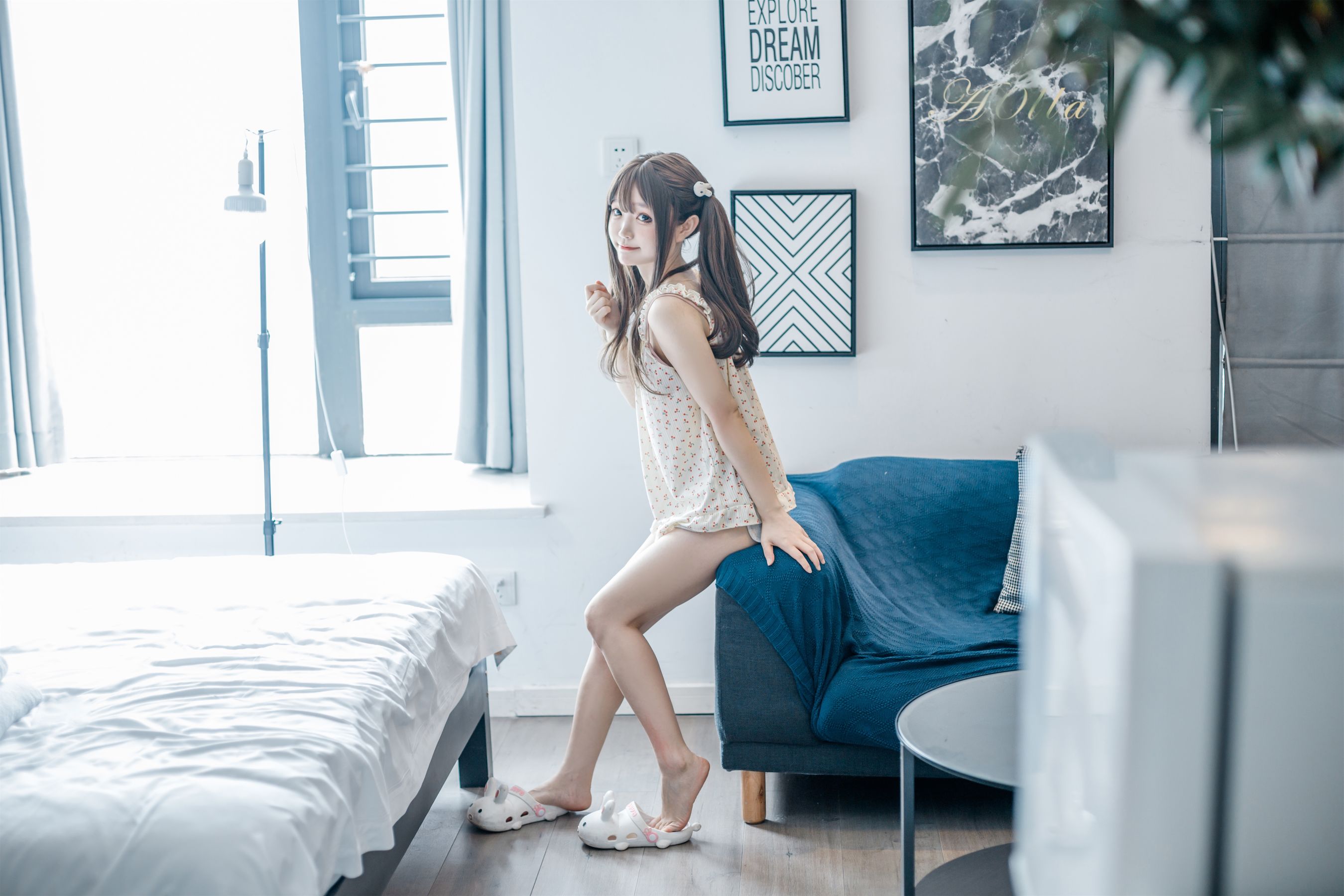 图片[7] - 神沢永莉 - 黄色吊带睡衣兔兔 [22P] - 机器猫次元 - 机器猫次元