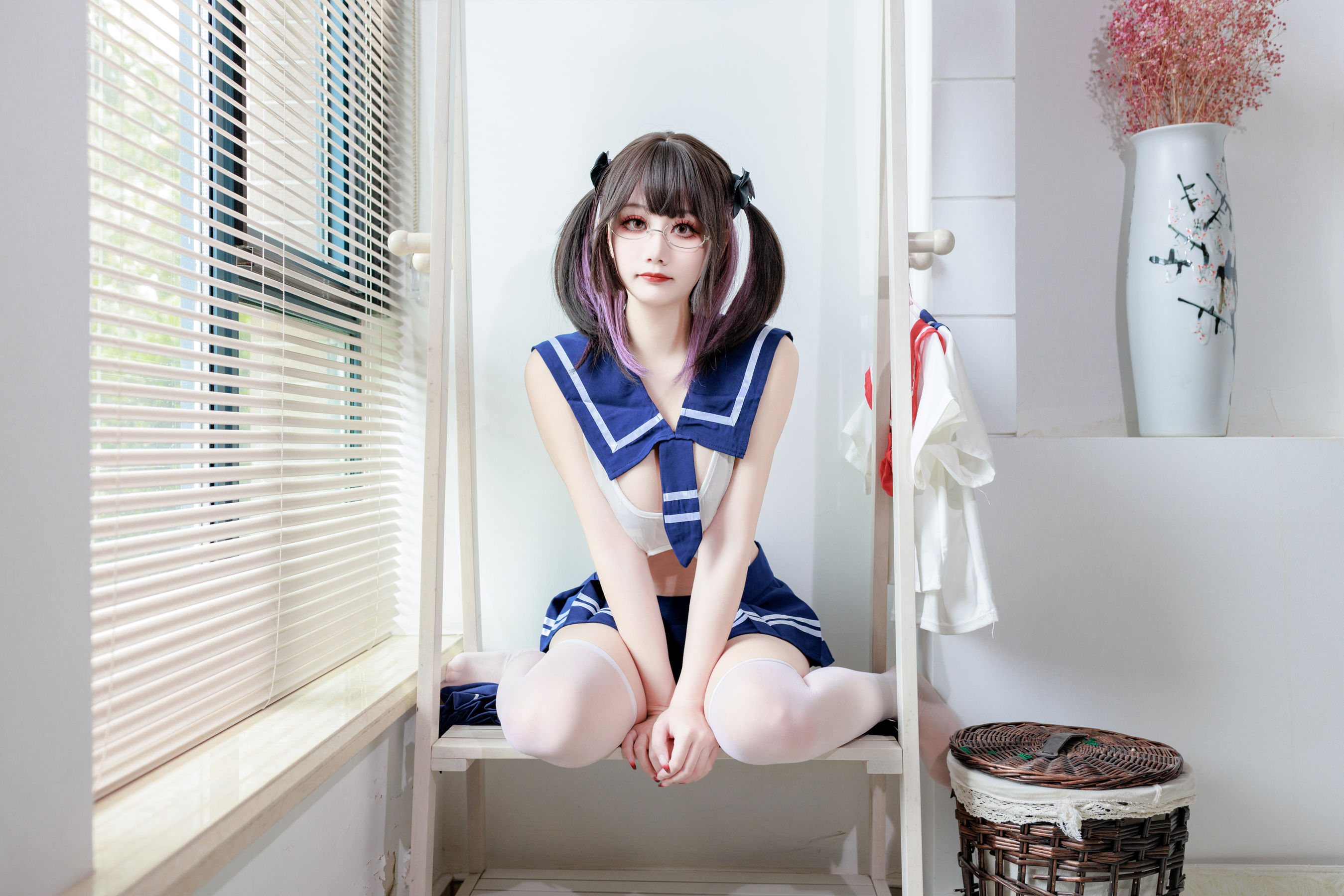 图片[6] - 阿雪雪 - 连体水手服 [19P] - 机器猫次元 - 机器猫次元