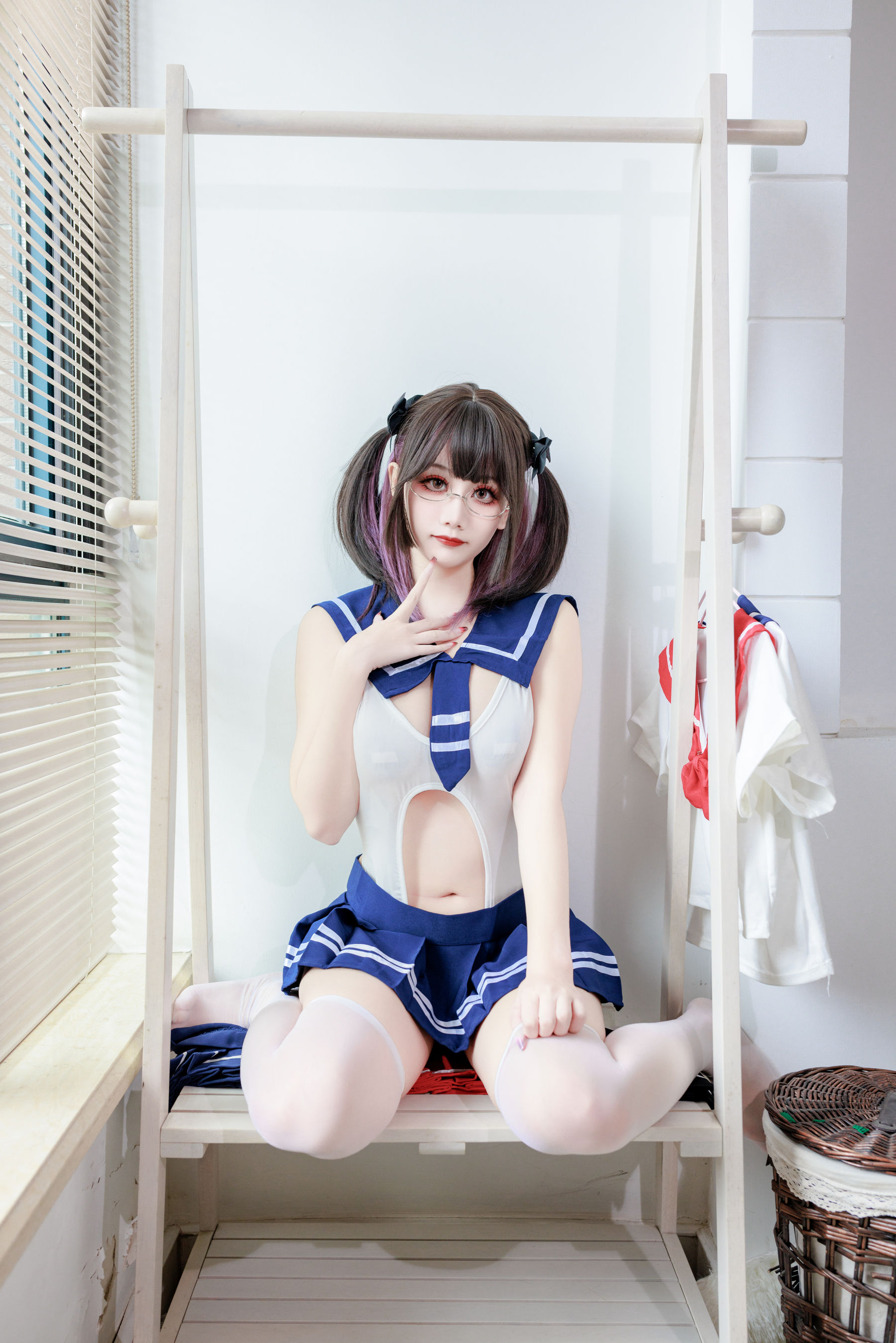 图片[5] - 阿雪雪 - 连体水手服 [19P] - 机器猫次元 - 机器猫次元