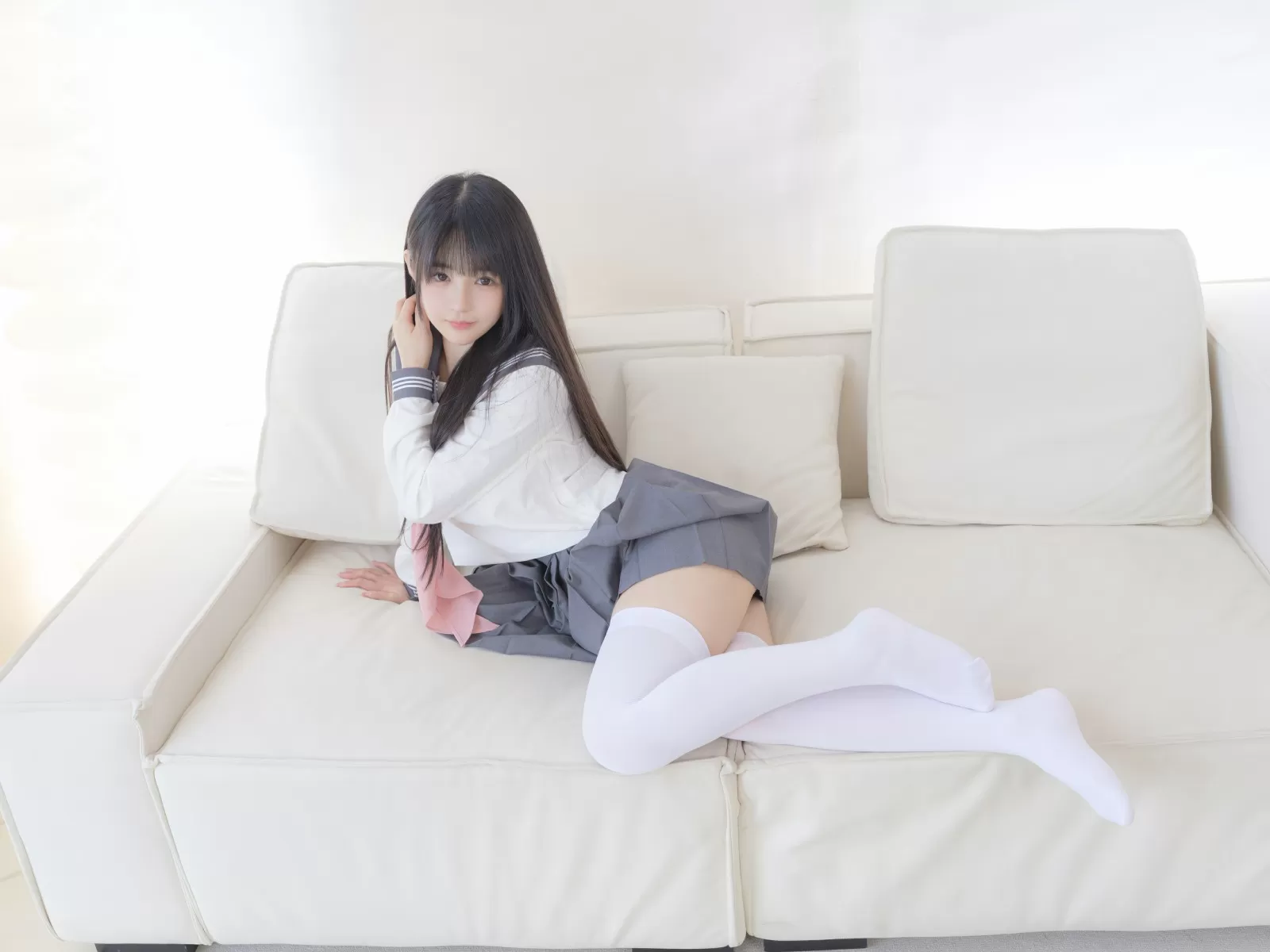 图片[3] - 桜井宁宁 - 双马尾白丝JK [85P] - 机器猫次元 - 机器猫次元