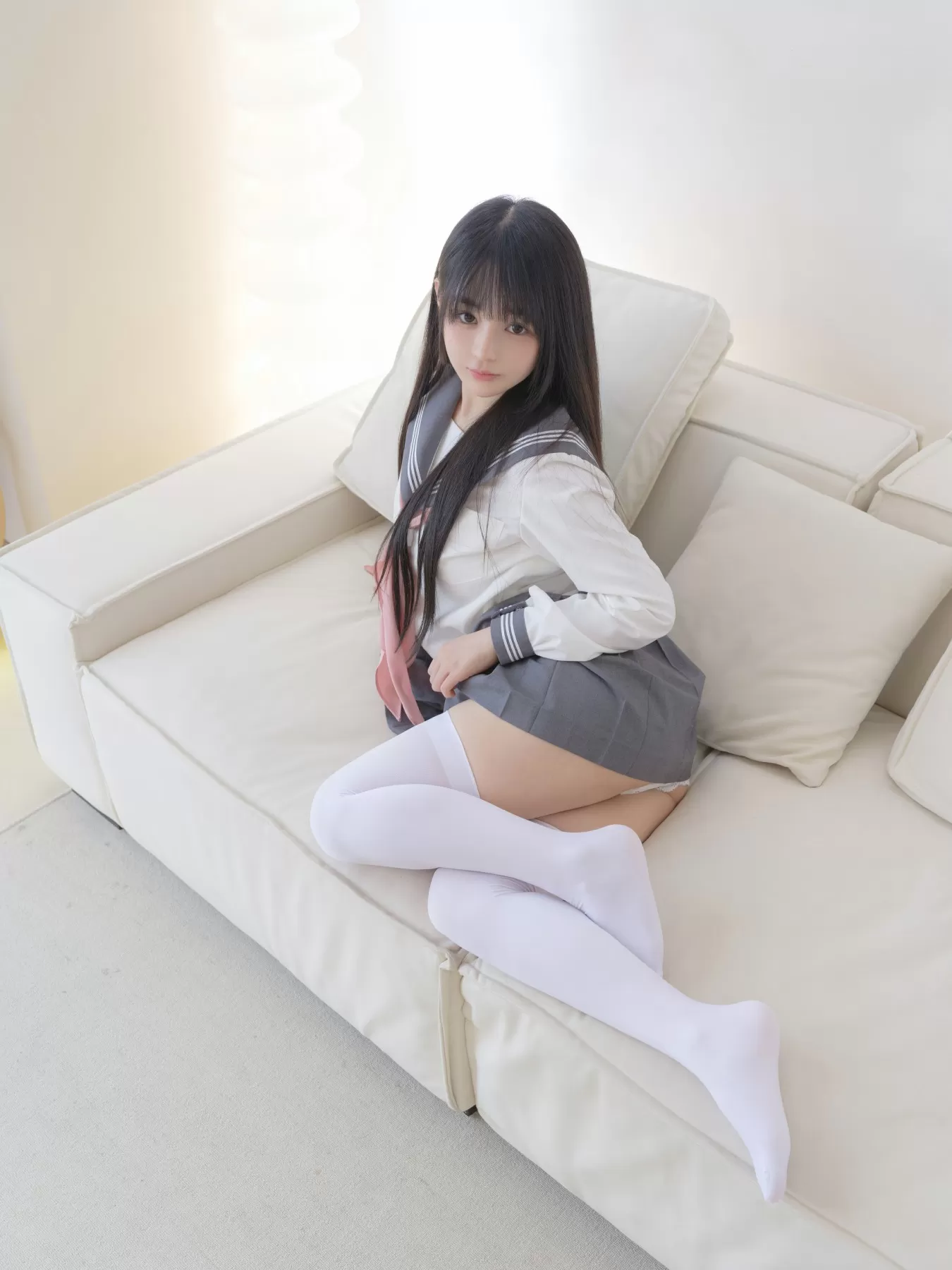 图片[4] - 桜井宁宁 - 双马尾白丝JK [85P] - 机器猫次元 - 机器猫次元