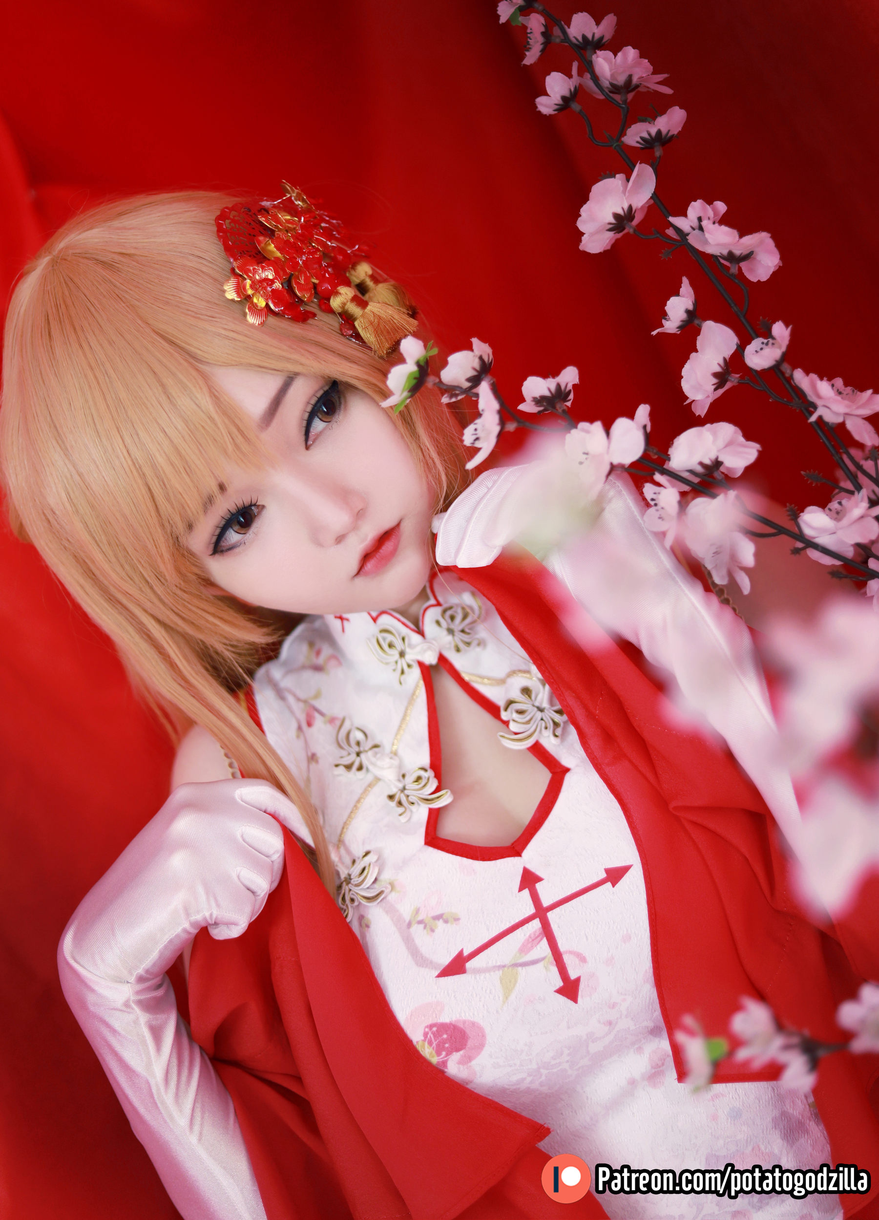 图片[6] - Potato Godzilla - Asuna Yuuki Qipao [53P] - 机器猫次元 - 机器猫次元