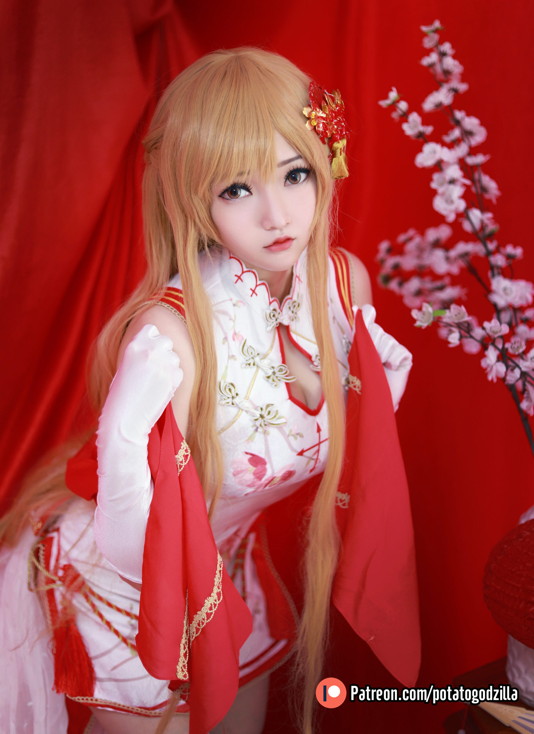 图片[5] - Potato Godzilla - Asuna Yuuki Qipao [53P] - 机器猫次元 - 机器猫次元