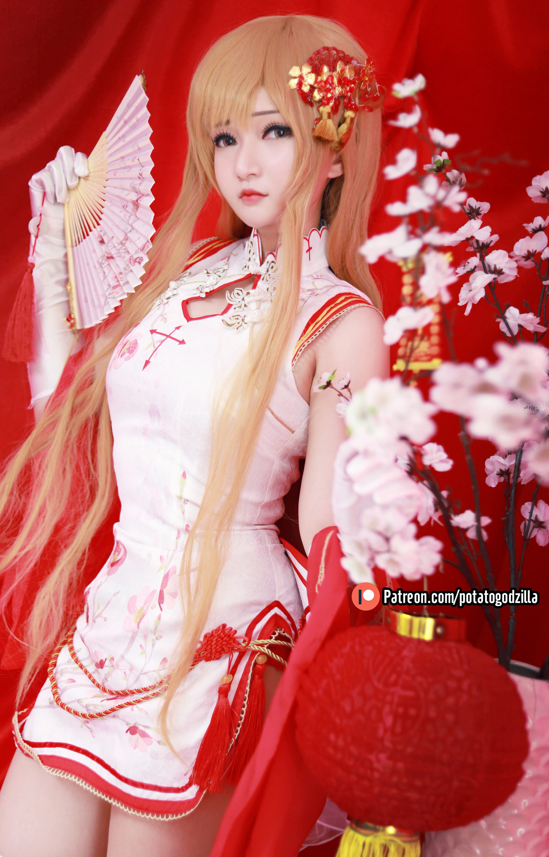 图片[7] - Potato Godzilla - Asuna Yuuki Qipao [53P] - 机器猫次元 - 机器猫次元