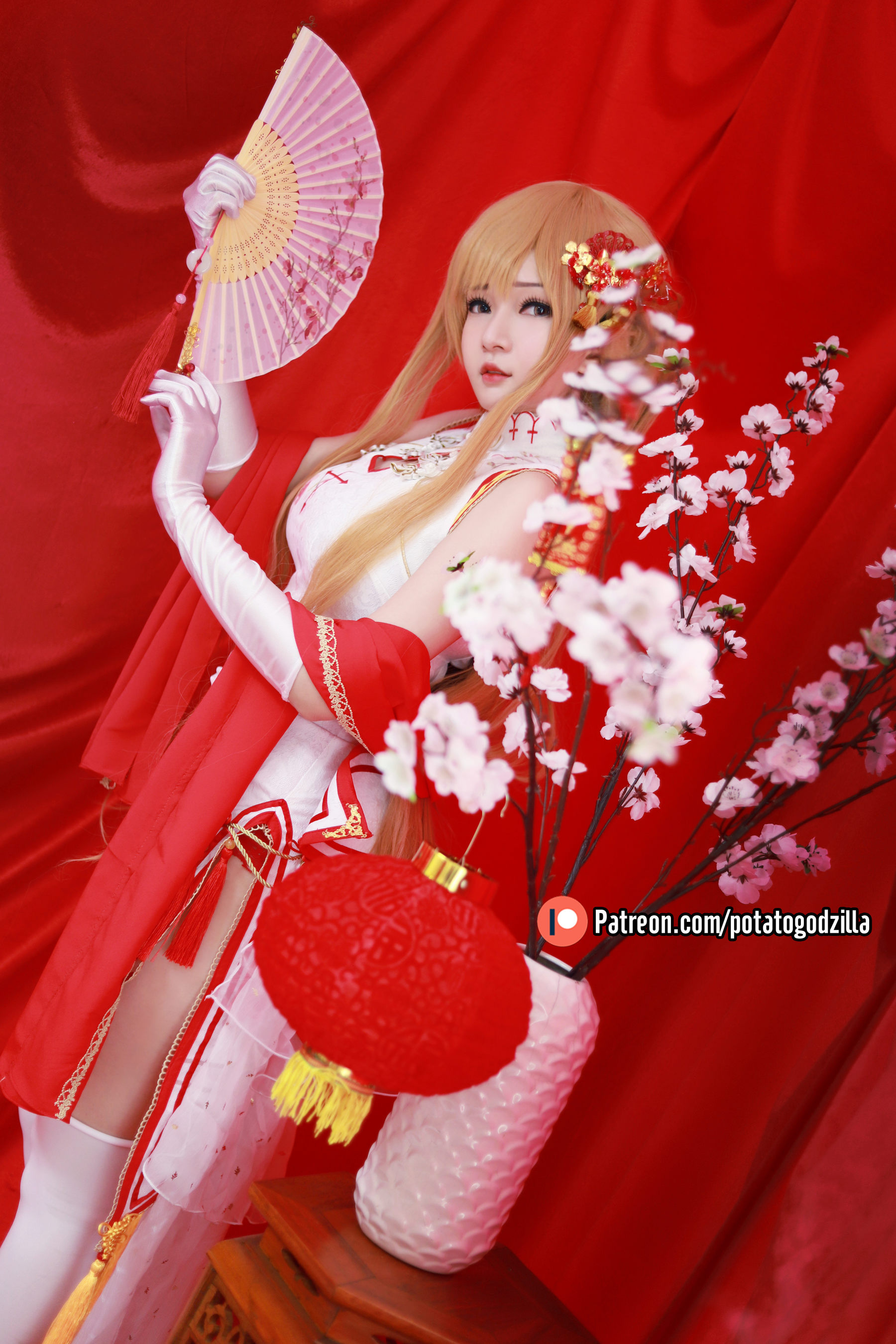 图片[8] - Potato Godzilla - Asuna Yuuki Qipao [53P] - 机器猫次元 - 机器猫次元