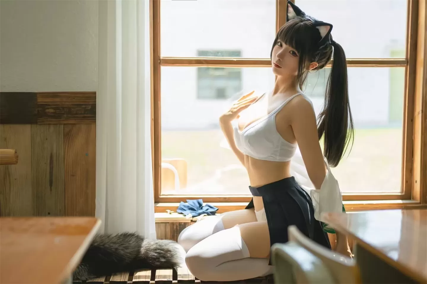 图片[3] - 蠢沫沫 - 学妹是猫娘-居家学妹 [44P] - 机器猫次元 - 机器猫次元