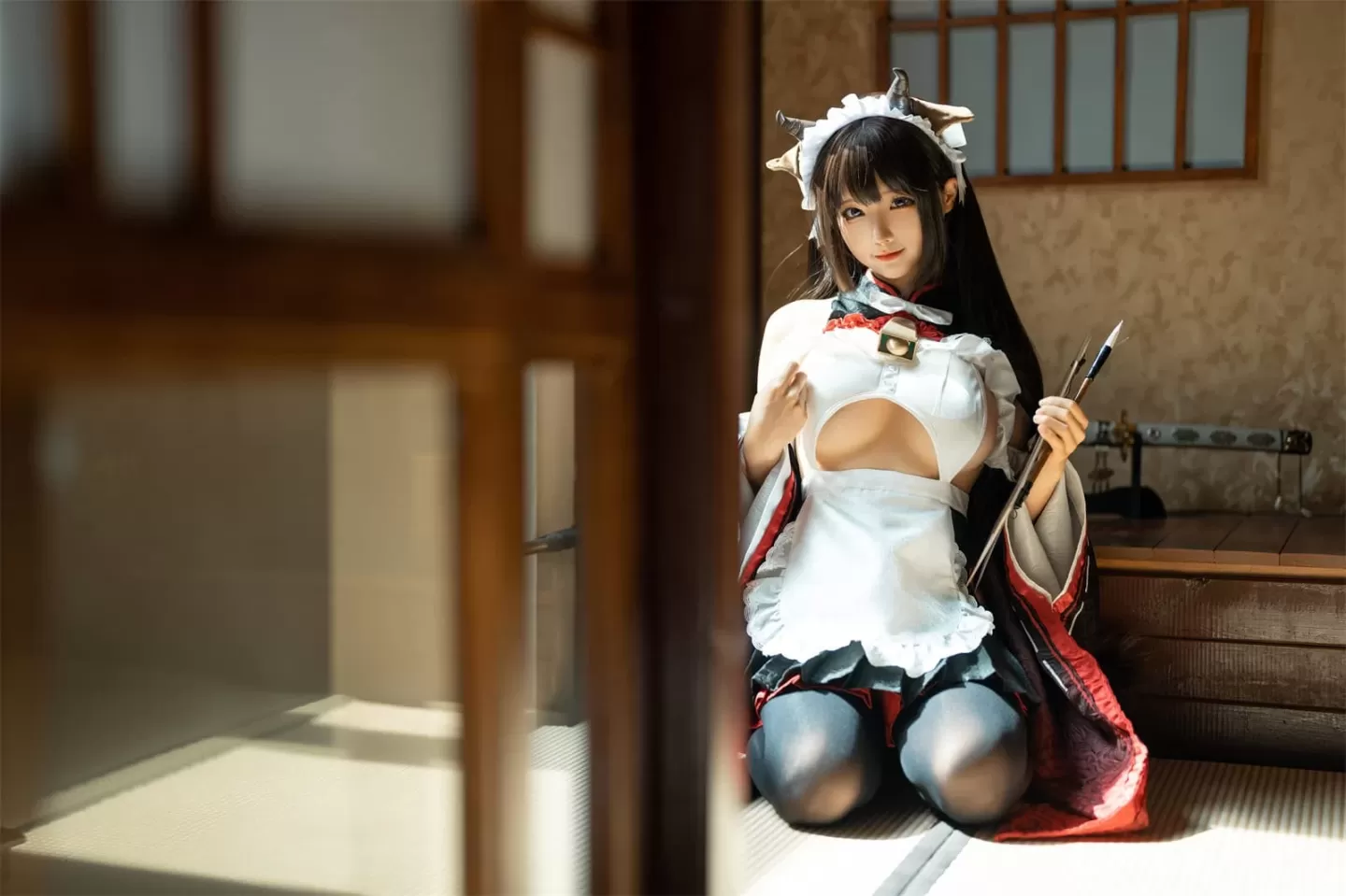 图片[2] - 蠢沫沫 - 甘雨-猫猫-牛牛女仆 [52P] - 机器猫次元 - 机器猫次元